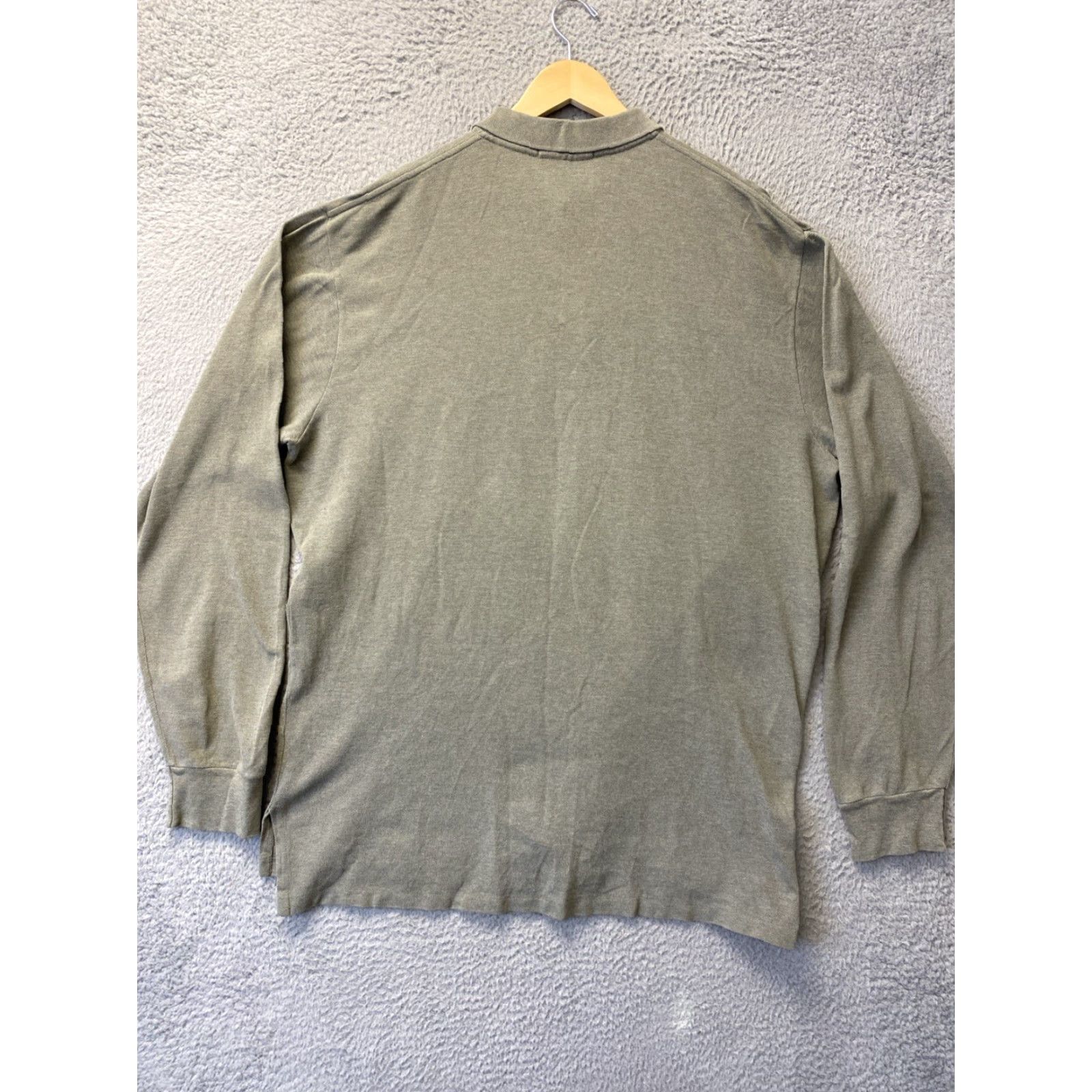 Polo Ralph Lauren POLO RALPH LAUREN Gray Long Sleeve Polo Shirt 3XLT Big & Tall Classic Mens Size US XXL / EU 58 / 5 - 7 Thumbnail