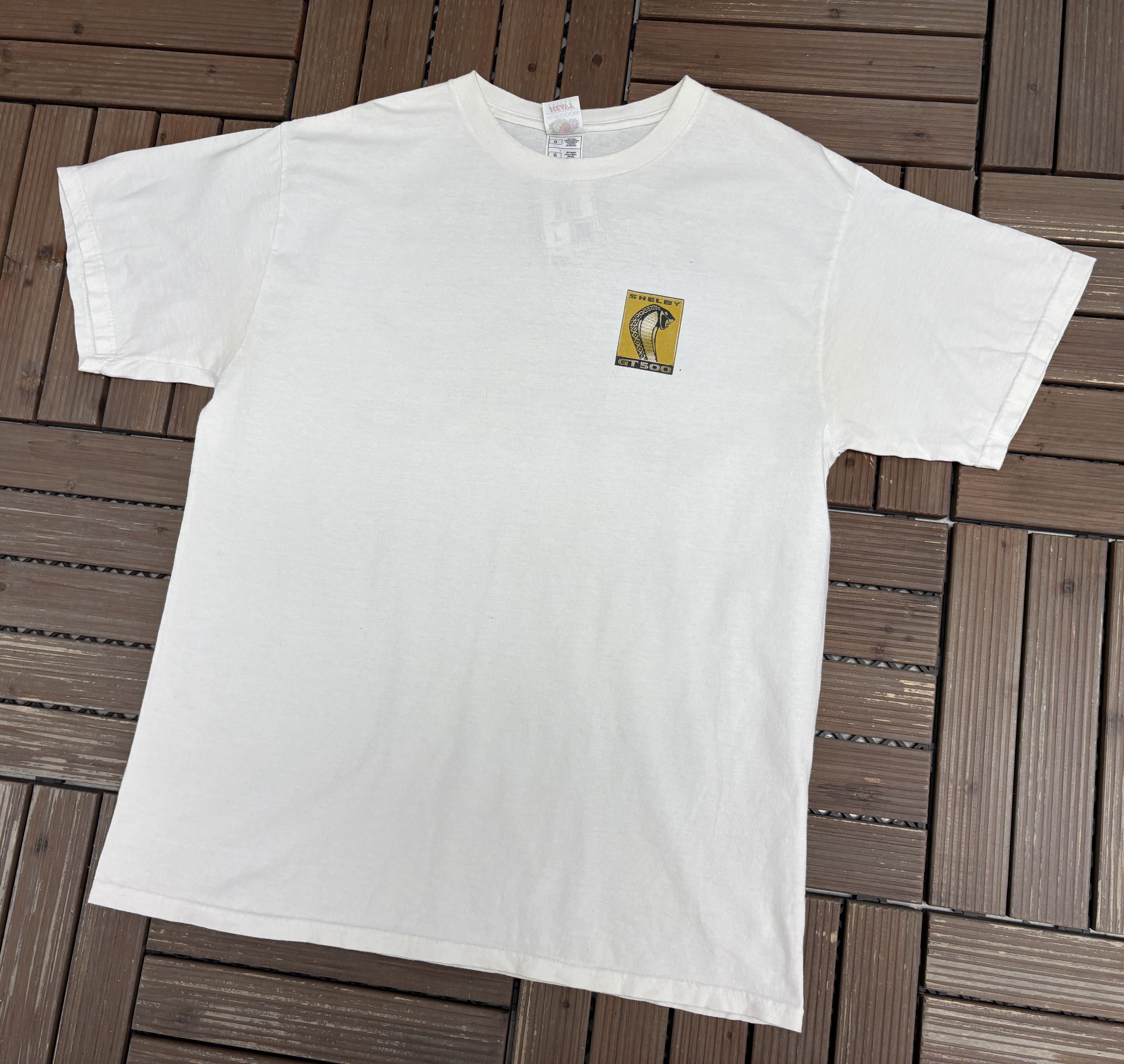 Vintage Ford Mustang Shelby GT500 Vintage White T-Shirt Tee Size US L / EU 52-54 / 3 - 3 Thumbnail