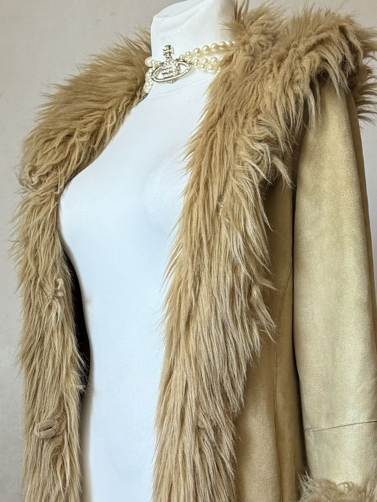 Vintage Vintage Afgan Grunge Penny Lane maxi faux fur coat Size S / US 4 / IT 40 - 4 Thumbnail