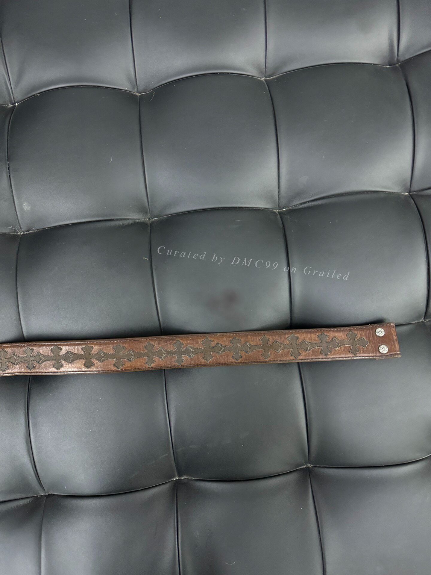 Chrome Hearts Chrome Hearts Brown Leather Belt Size ONE SIZE - 1 Thumbnail