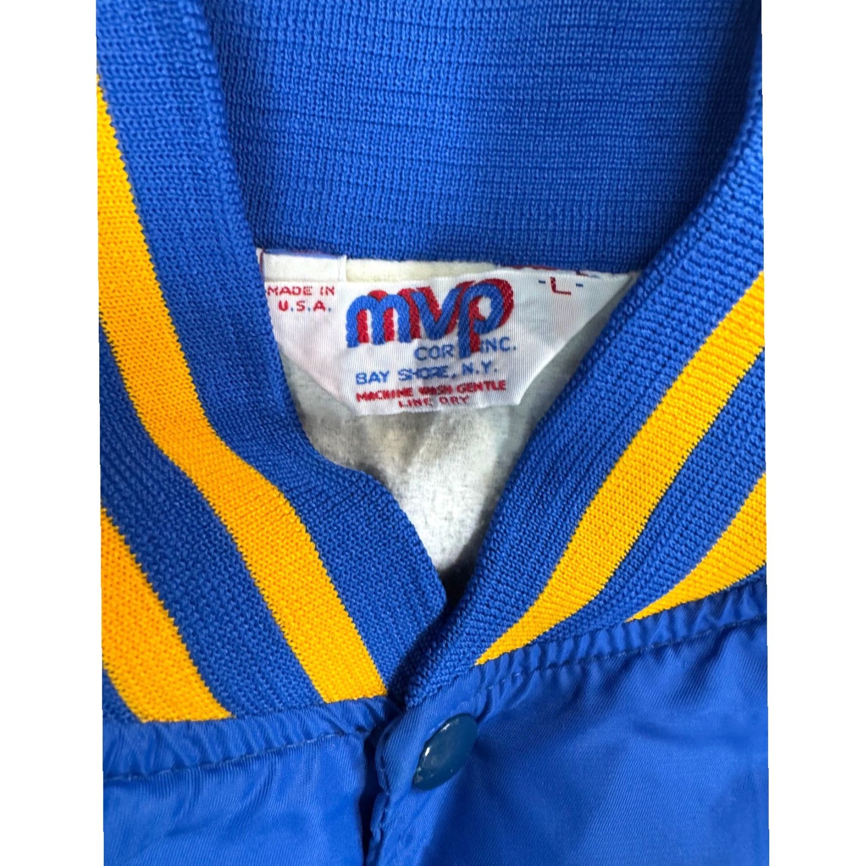 Champion VINTAGE New York Daily News All-Scholastic Tennis Champion 1988 Blue Jacket Size L MVP Blue Nike? Size US L / EU 52-54 / 3 - 4 Thumbnail