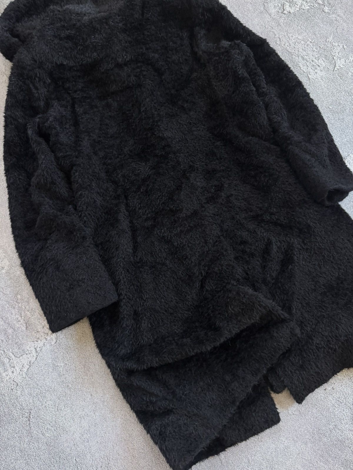 Max Mara × Weekend Max Mara Max Mara USA12/GB14 black alpaca/wool coat button up jacket Size XL / US 12-14 / IT 48-50 - 23 Thumbnail