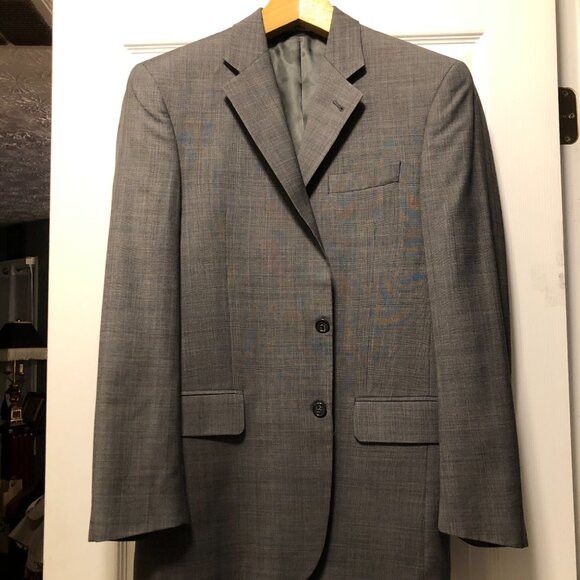 Jos. A. Bank jos.a.bank men's plaid 100%wool sport coat jacket blazer 38R Size 38R - 3 Thumbnail