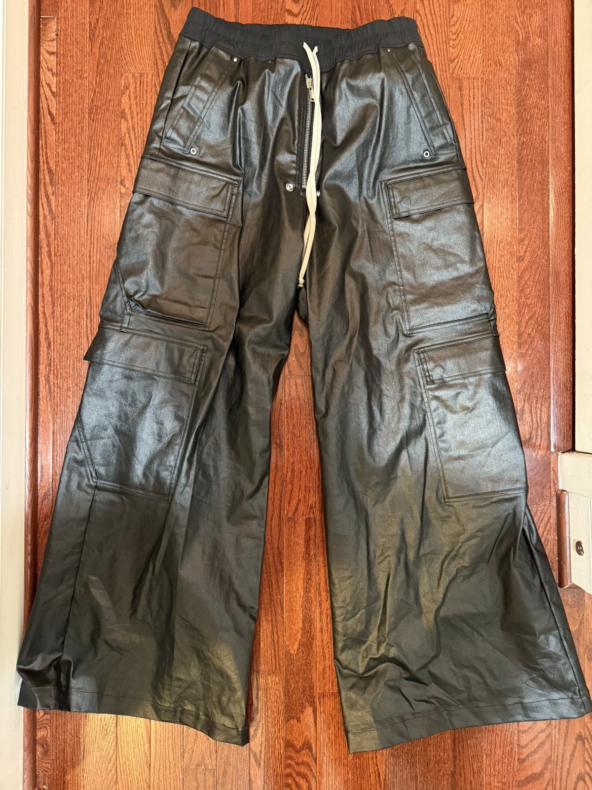 Rick Owens Rick Owen Belas Cargos Waxed Black Size US 36 / EU 52 - 9 Thumbnail