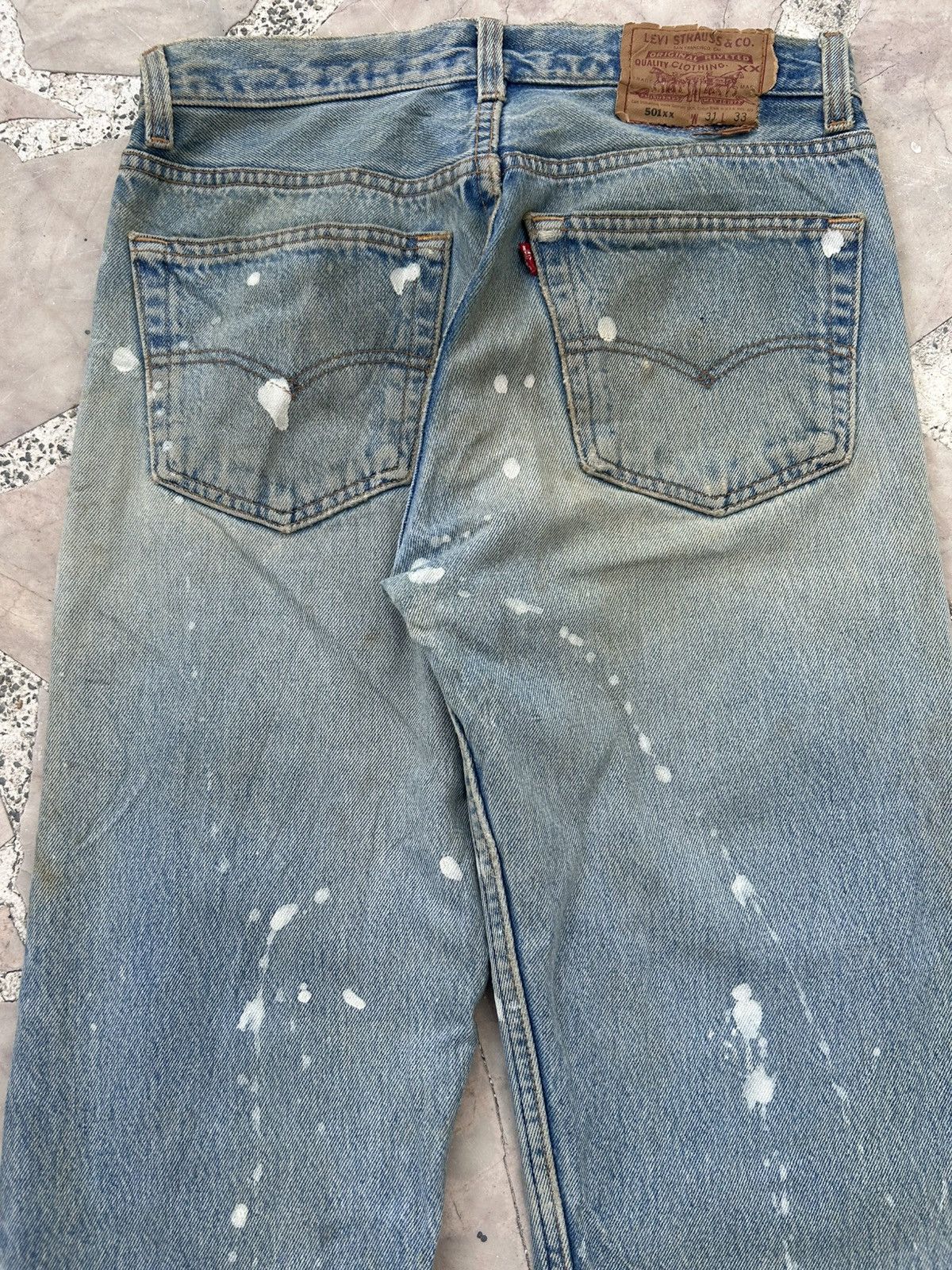 Levi's 90s Levis 501xx Vintage Usa Patchwork Denim Size US 30 / EU 46 - 13 Thumbnail
