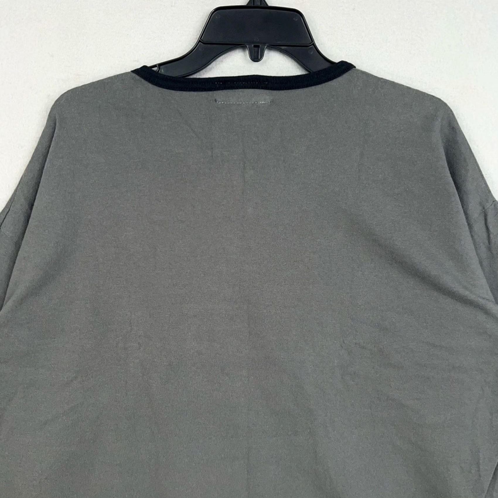 Tommy Hilfiger VINTAGE Tommy Hilfiger Shirt Mens XL Gray Stripe 90s Y2K Logo Tee Size US XL / EU 56 / 4 - 6 Thumbnail