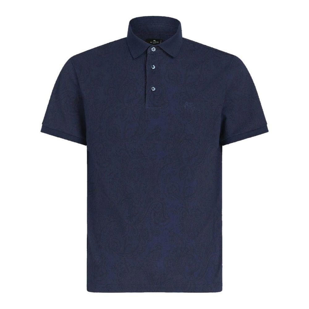 ETRO BLUE POLO SIZE L