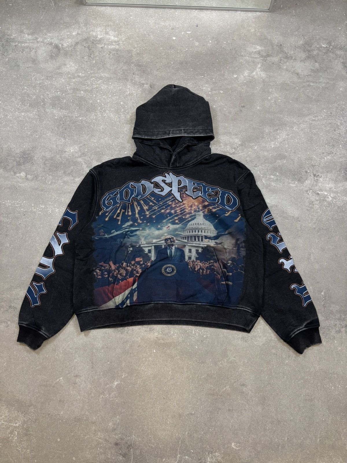Godspeed Godspeed R.O.R. Hoodie, Washed Black Size US M / EU 48-50 / 2 - 1 Thumbnail