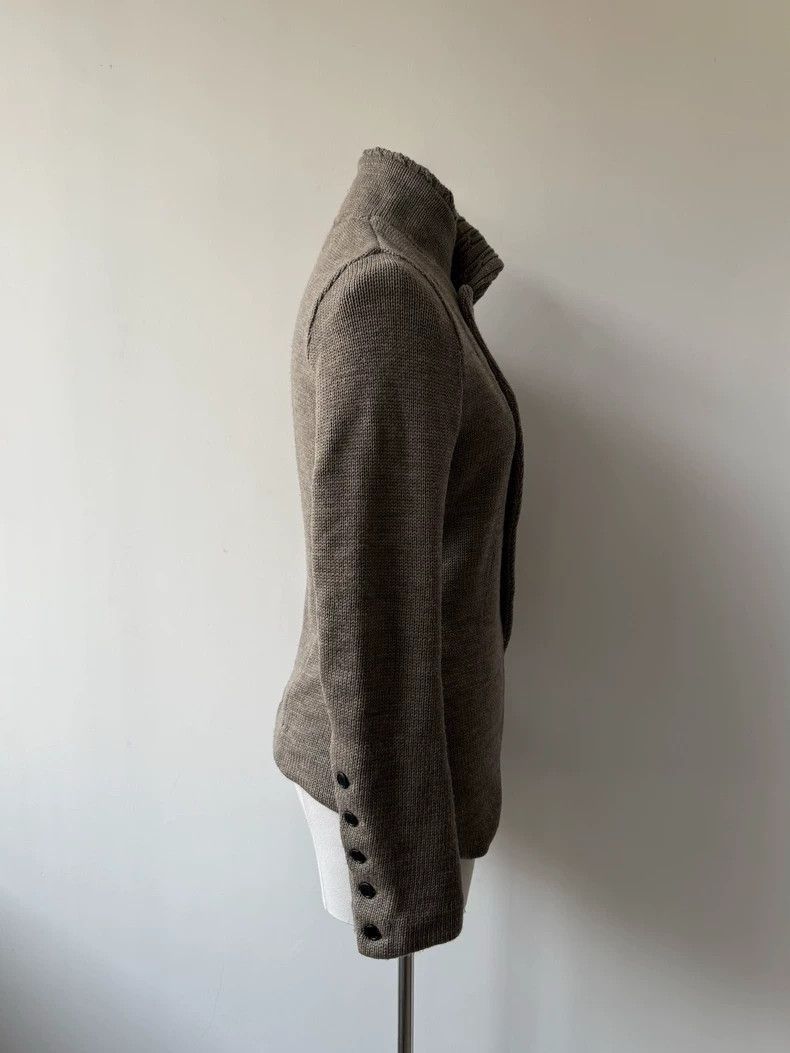 Yohji Yamamoto Yohji Yamamoto Yohji Yamamoto Wool Jacket with Unique Desi Size US XXS / EU 40 - 5 Thumbnail