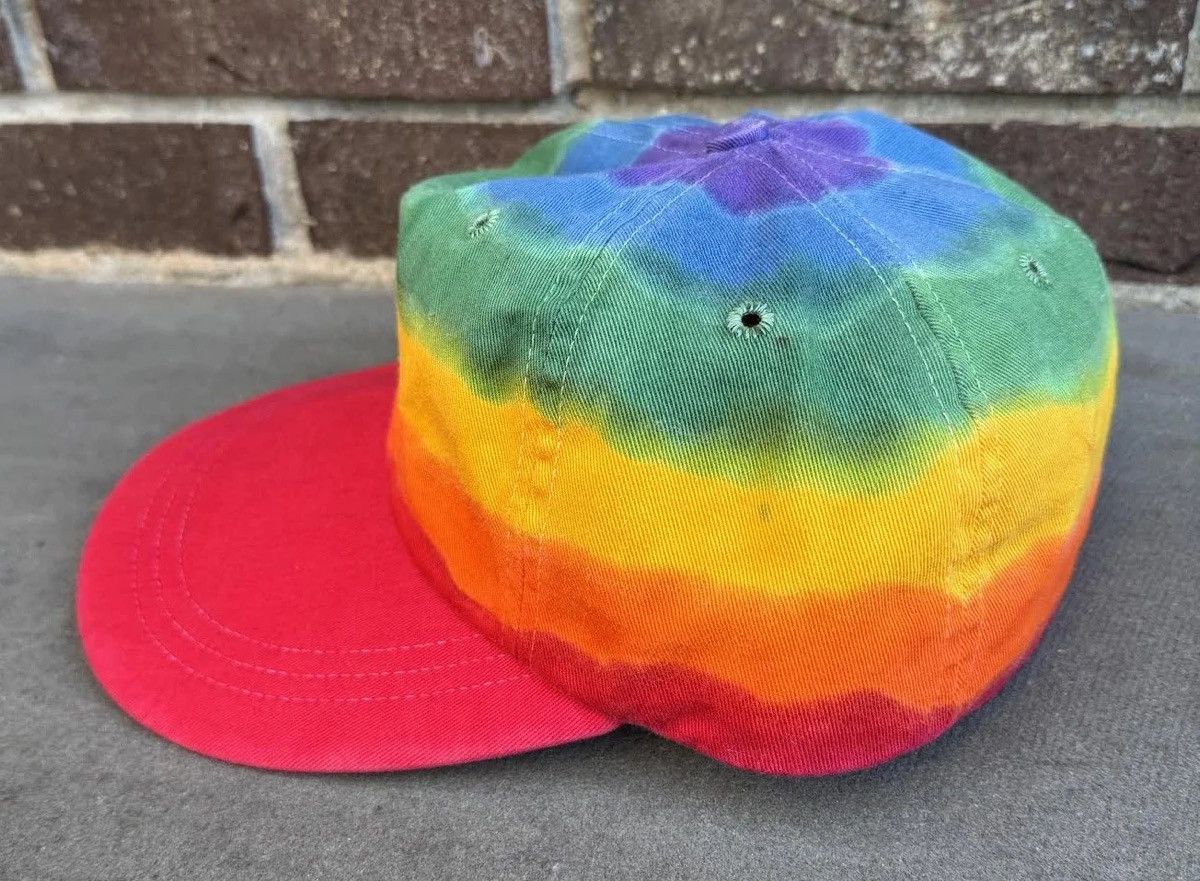 Polo Ralph Lauren Vintage Polo Ralph Lauren Rainbow Striped Fitted Hat Size L Size ONE SIZE - 4 Thumbnail