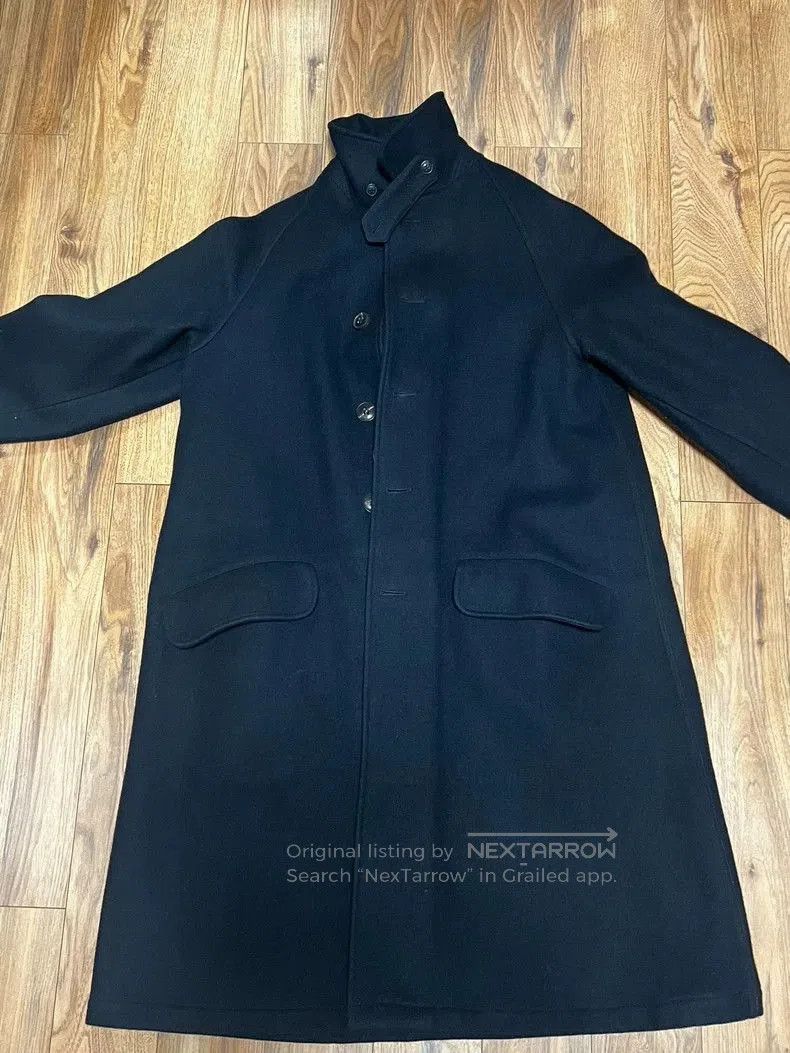 Vintage Nigel Cabourn British Wool Navy Coat. Size US L / EU 52-54 / 3 - 1 Thumbnail