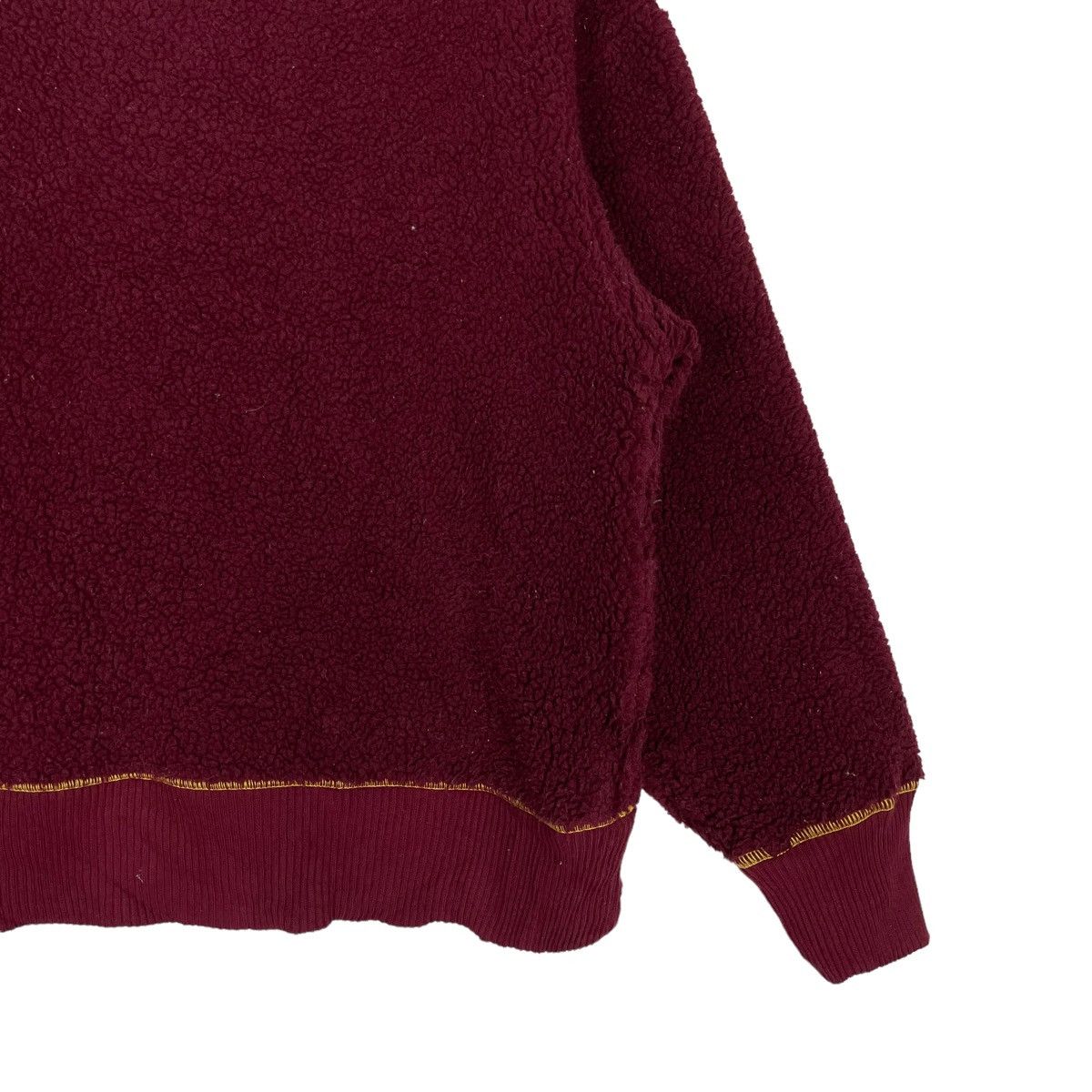 JW Anderson × Uniqlo 💥JW ANDERSON DEEPILE MAROON CREWNECK PULLOVER Size US M / EU 48-50 / 2 - 5 Thumbnail