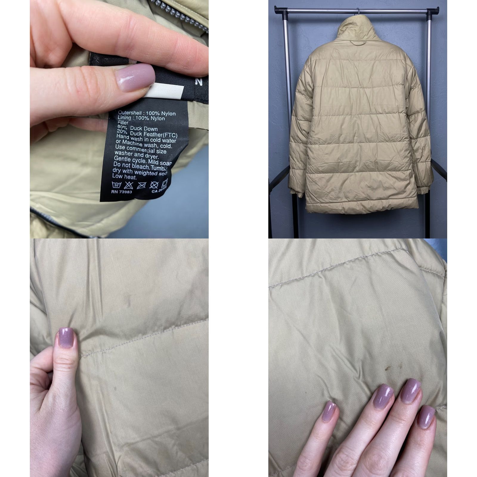 Helly Hansen VINTAGE Helly Hansen Down Puffer Reversible Jacket Mens L Gray"} Size US L / EU 52-54 / 3 - 9 Thumbnail