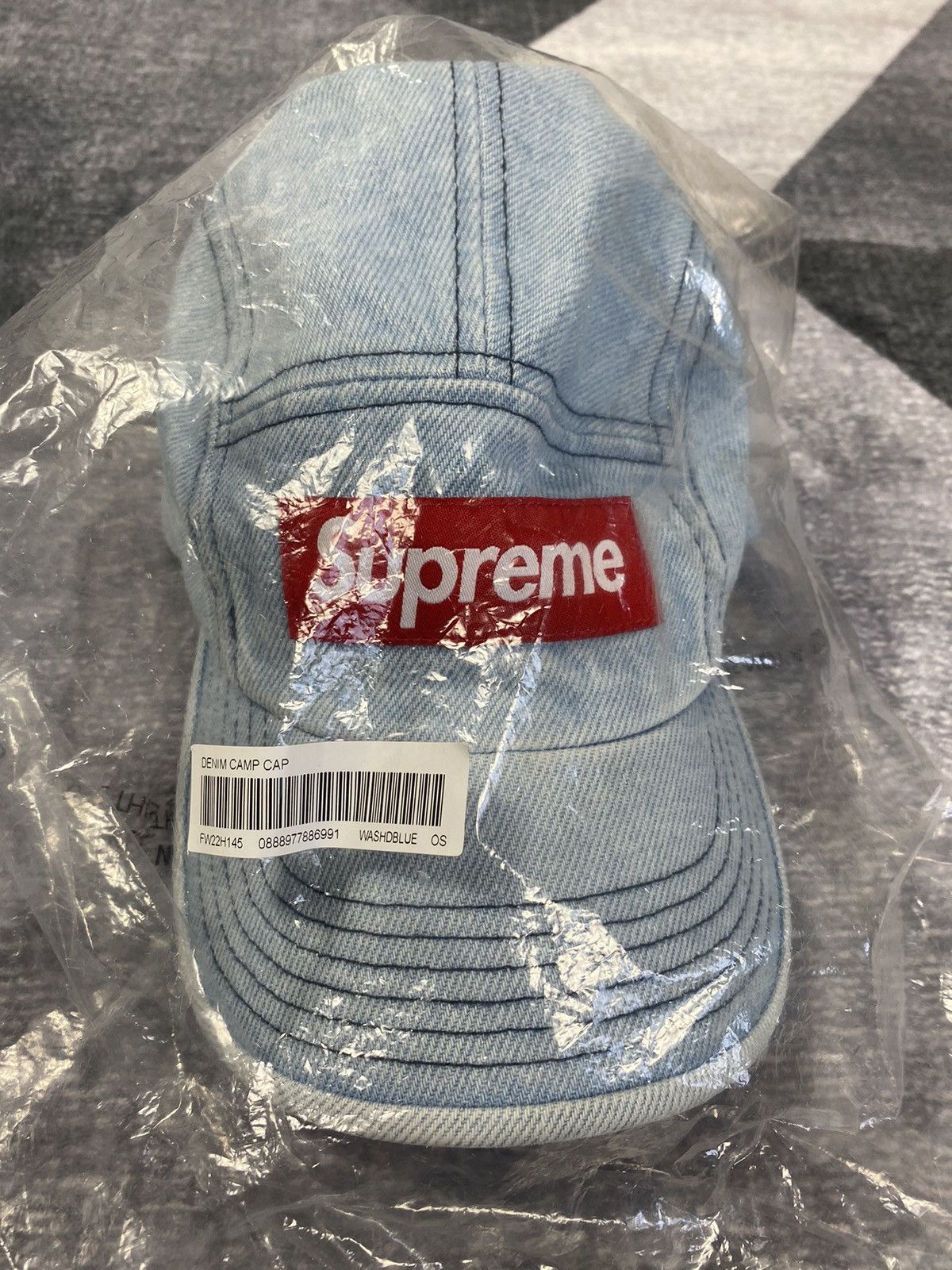 Supreme Supreme Denim Camp Cap Size ONE SIZE - 6 Thumbnail