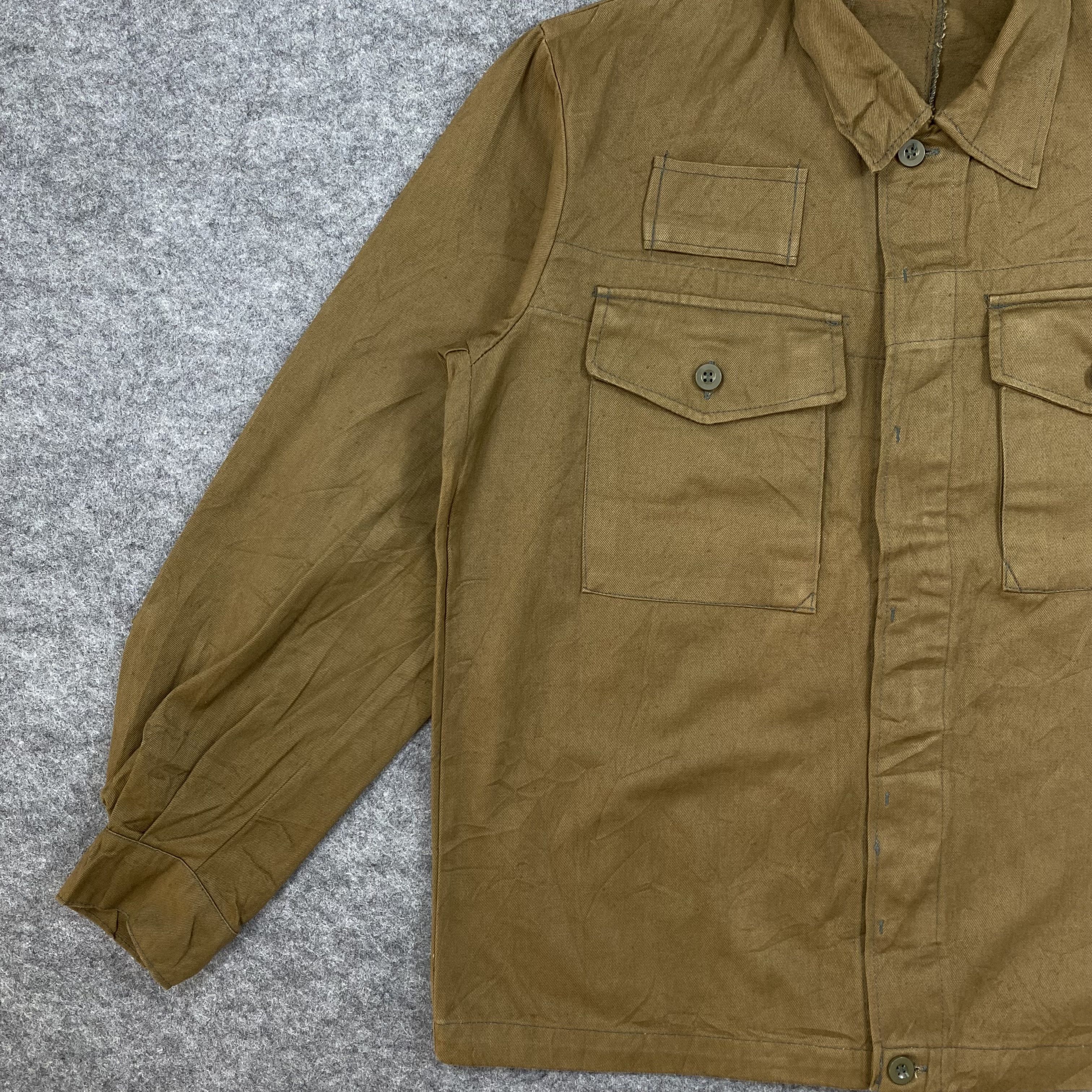 Vintage Vintage 60s Military Khaki Field Jacket Workwear Chore -J646 Size US L / EU 52-54 / 3 - 4 Thumbnail
