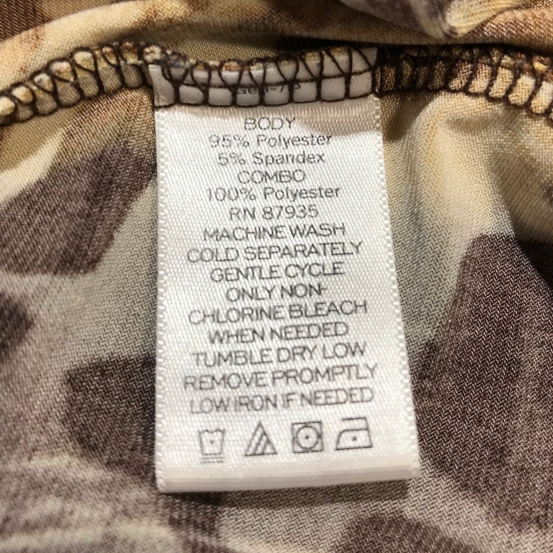 Other Susan Graver Liquid Knit Animal Cowl Neck Tunic Blouse L Size L / US 10 / IT 46 - 7 Thumbnail