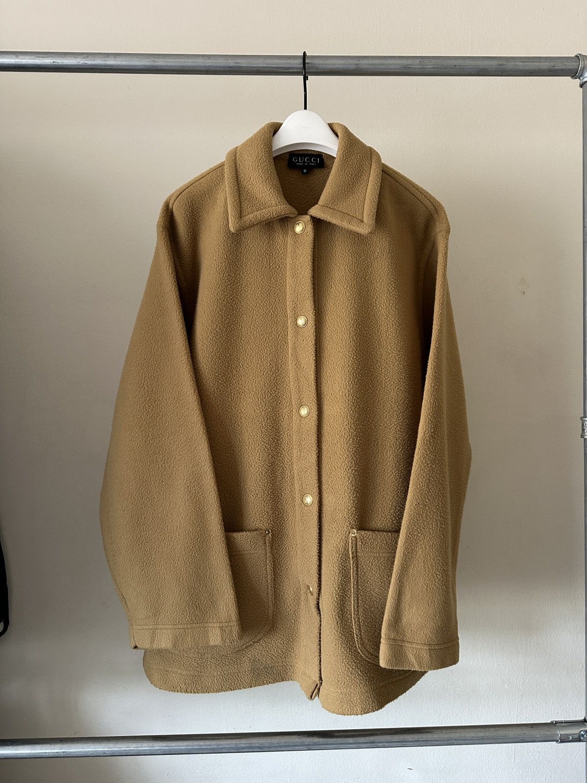 Gucci 1990 Gucci Tom Ford Fleece Jacket Size US M / EU 48-50 / 2 - 3 Thumbnail