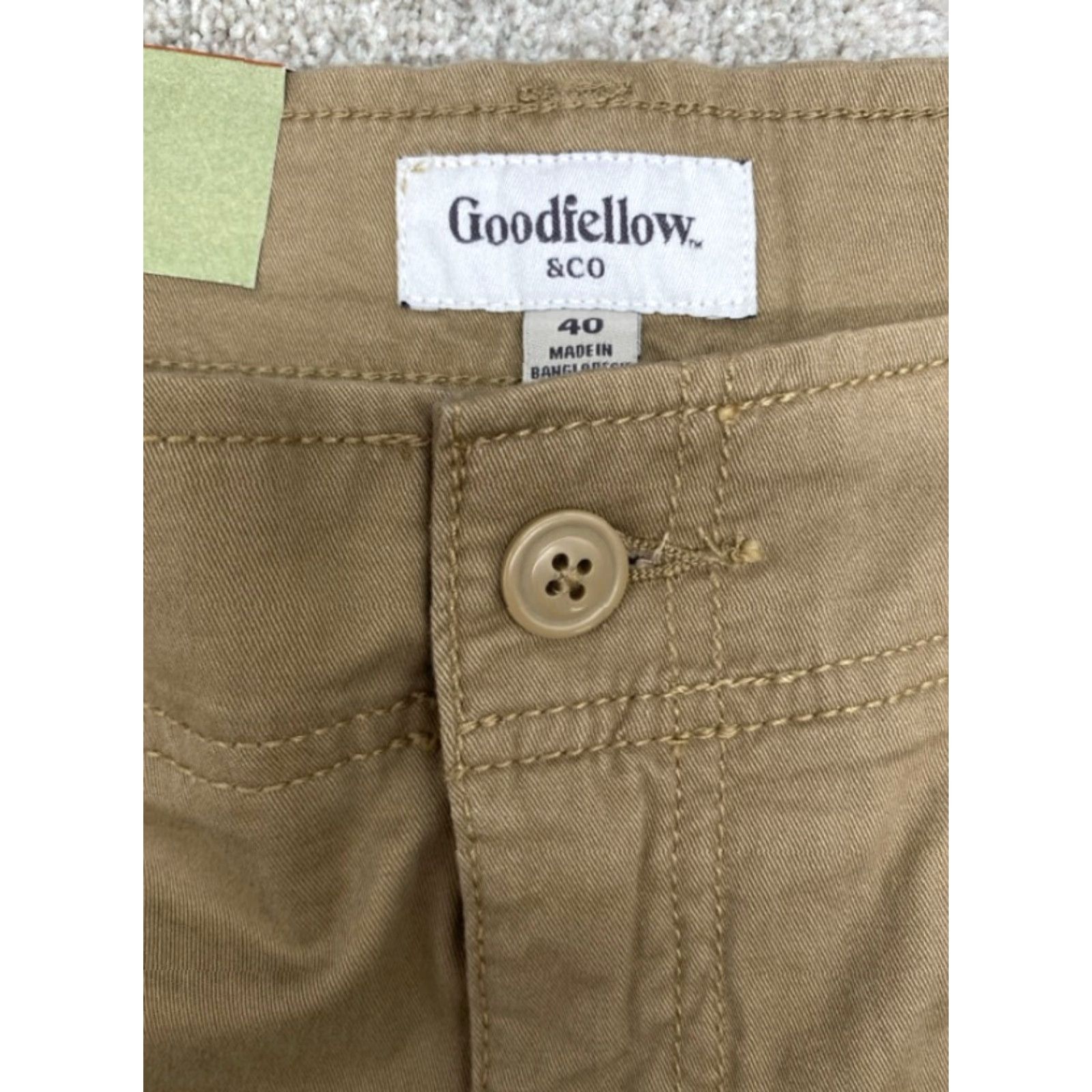 Vintage VINTAGE Goodfellow Cargo Shorts Men's 40 Brown Stretch NWT 4676 Size US 40 / EU 56 - 3 Thumbnail