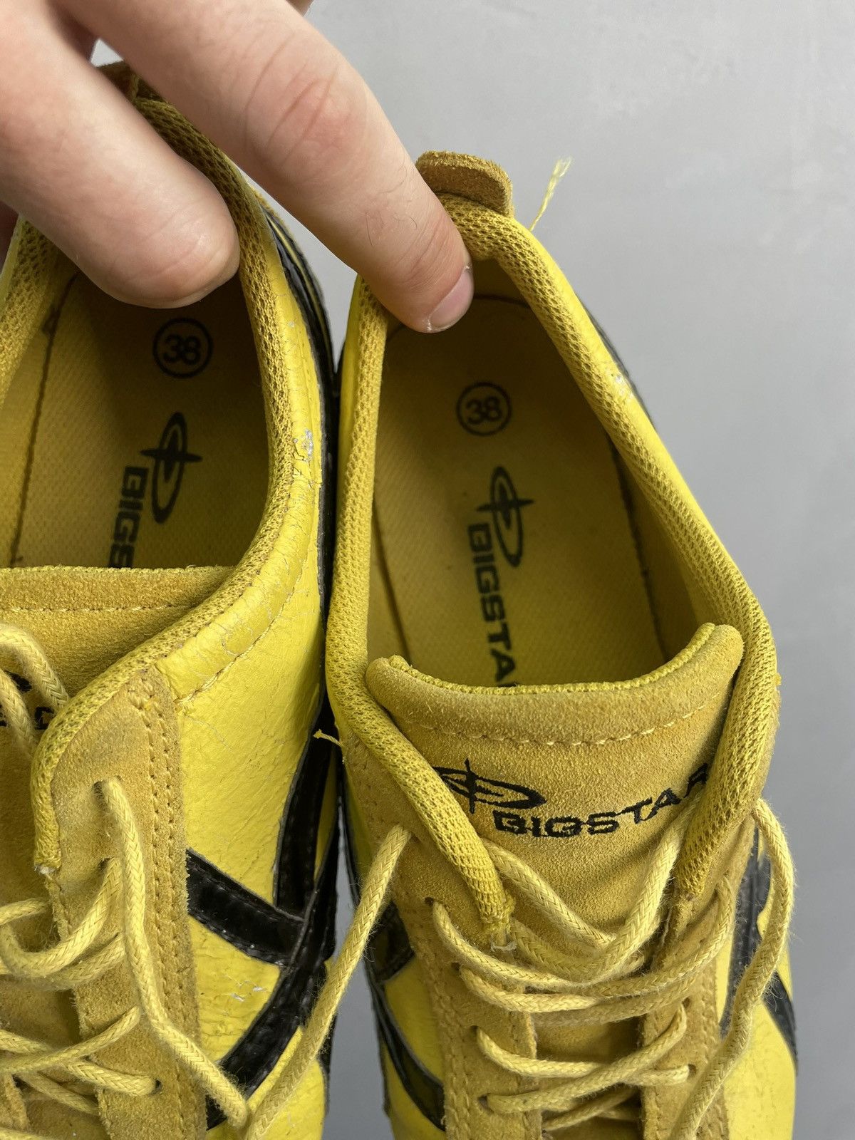 Big Star Bog Star Onitsuka style yellow kill bill sneakers y2k Size US 8 / IT 38 - 3 Thumbnail