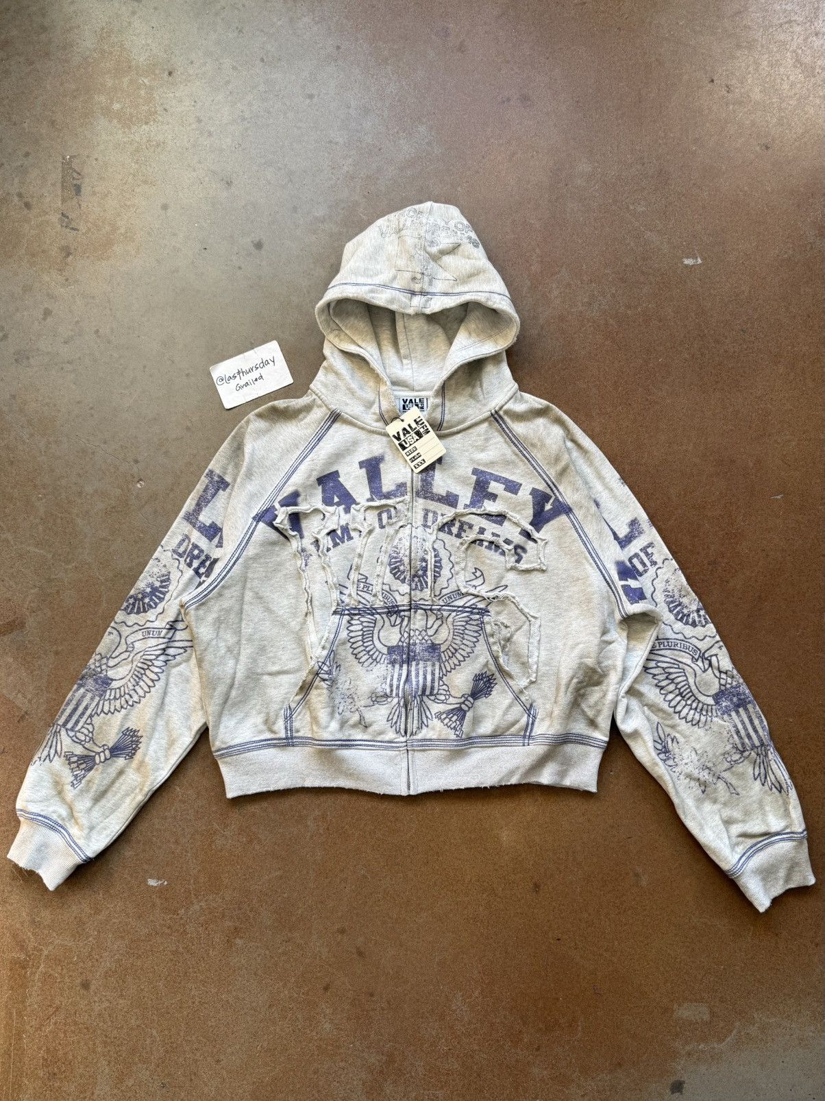 Vale Vale Forever Army Zip Up Dirt Grey Small Size US S / EU 44-46 / 1 - 2 Thumbnail