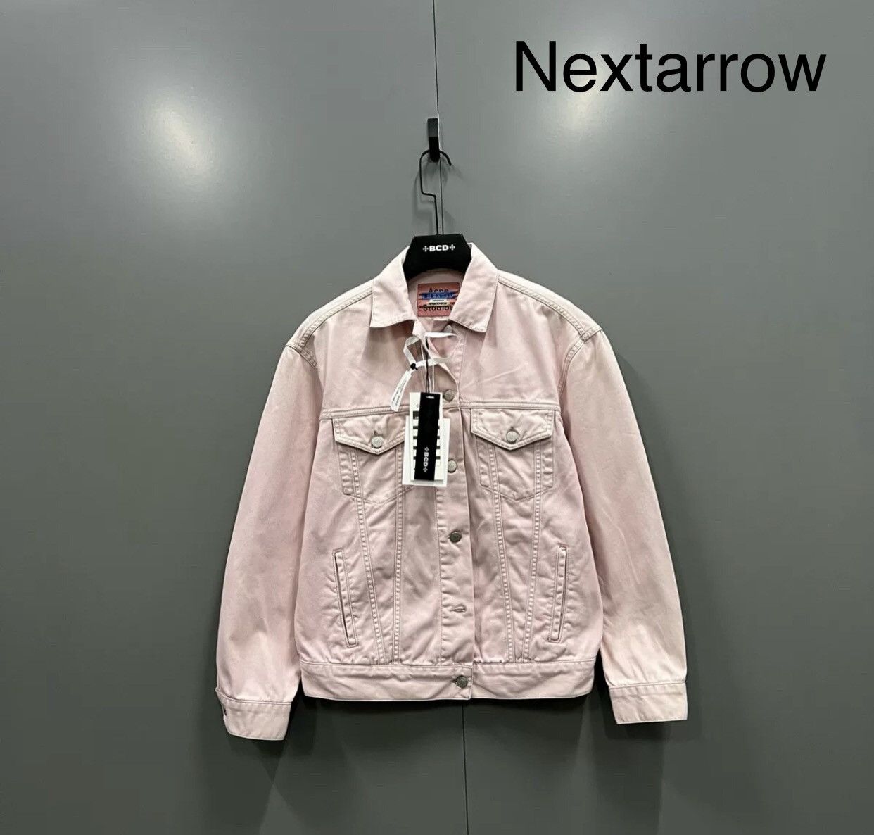 Denim Acne Studios Dusty Pink Acne Studios Pink Washed Denim