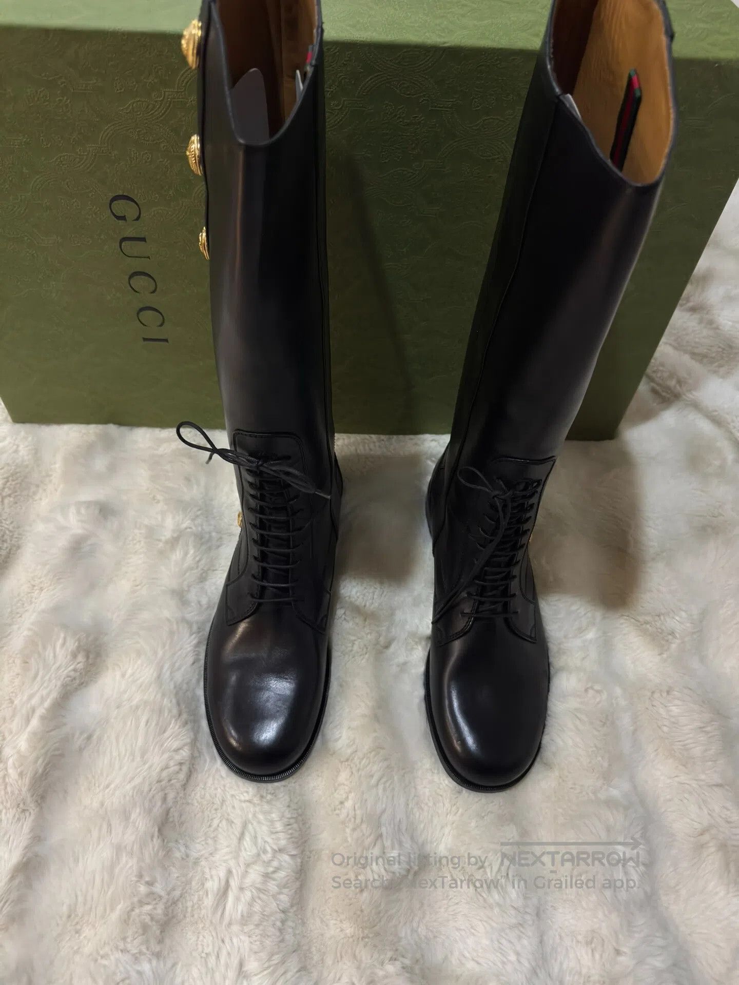 Gucci Guicci Long boots Cavalry boots| Size US 10 / EU 43 - 4 Thumbnail
