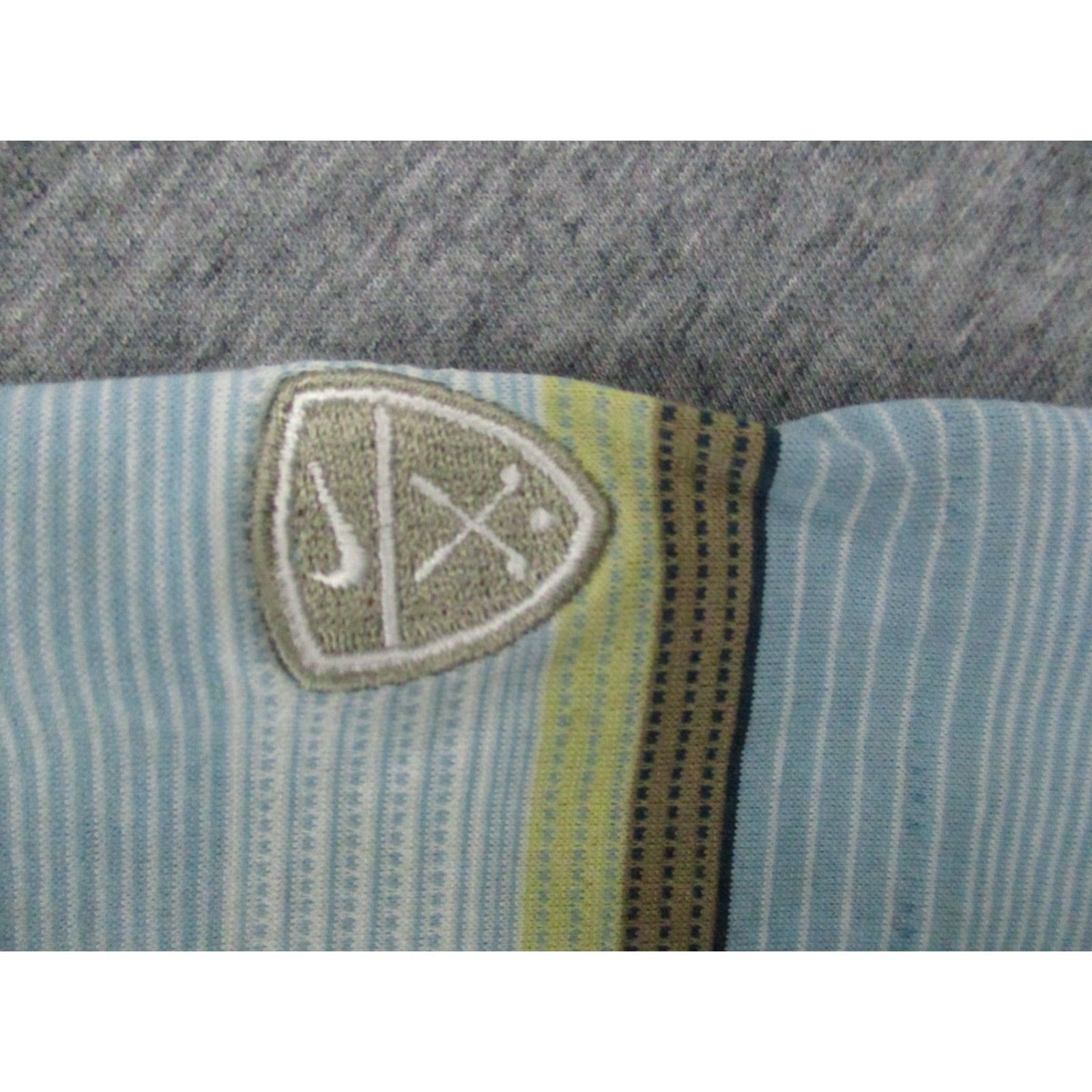 Nike Nike Tiger Woods Polo Shirt XL Men Blue Striped Dri-Fit Athletic Golf Polo Shirt Mens Size US XL / EU 56 / 4 - 3 Thumbnail
