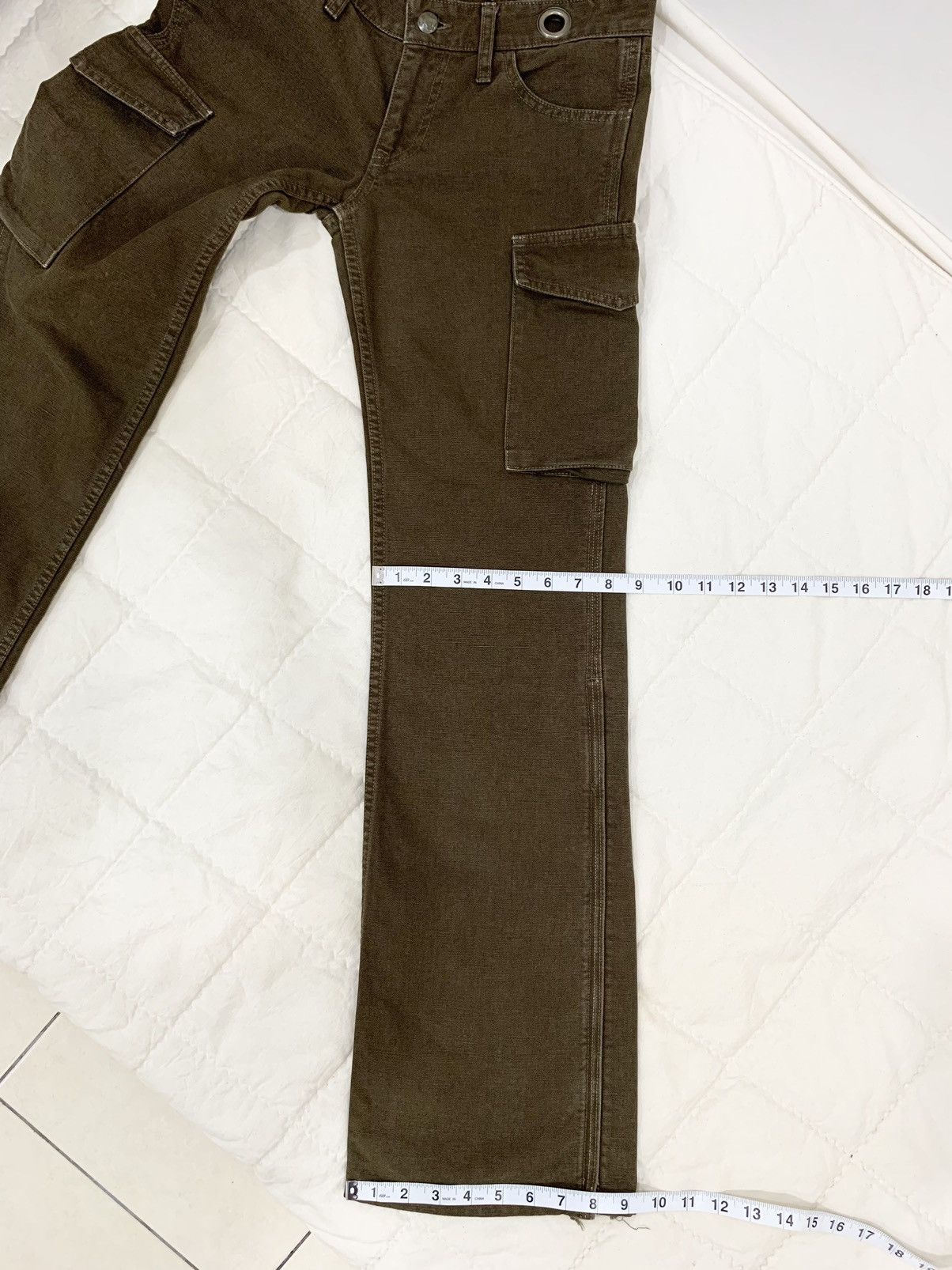 If Six Was Nine 2000s L.G.B Canvas Leg Zipper Cargo Pant Size US 26 / EU 42 - 21 Thumbnail