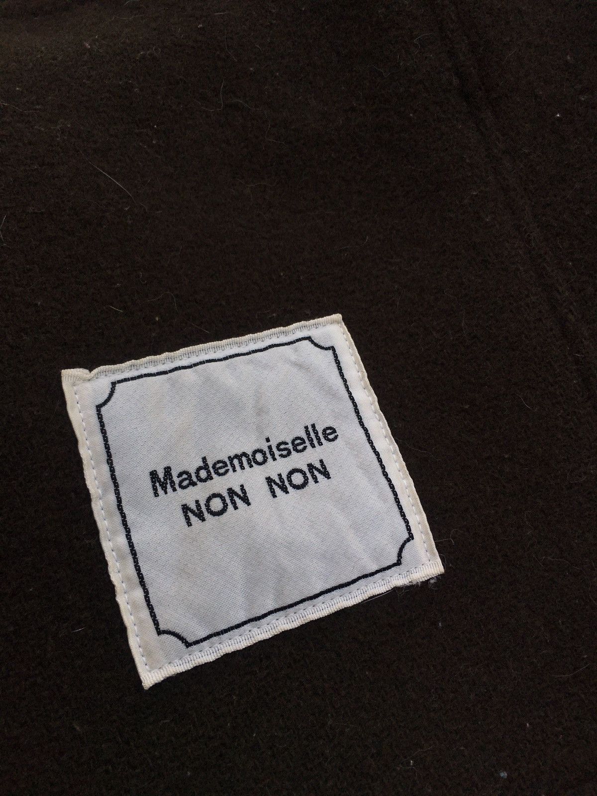Issey Miyake Rare Vintage Mademoiselle NON NON Wool Long Coat Size US M / EU 48-50 / 2 - 8 Thumbnail