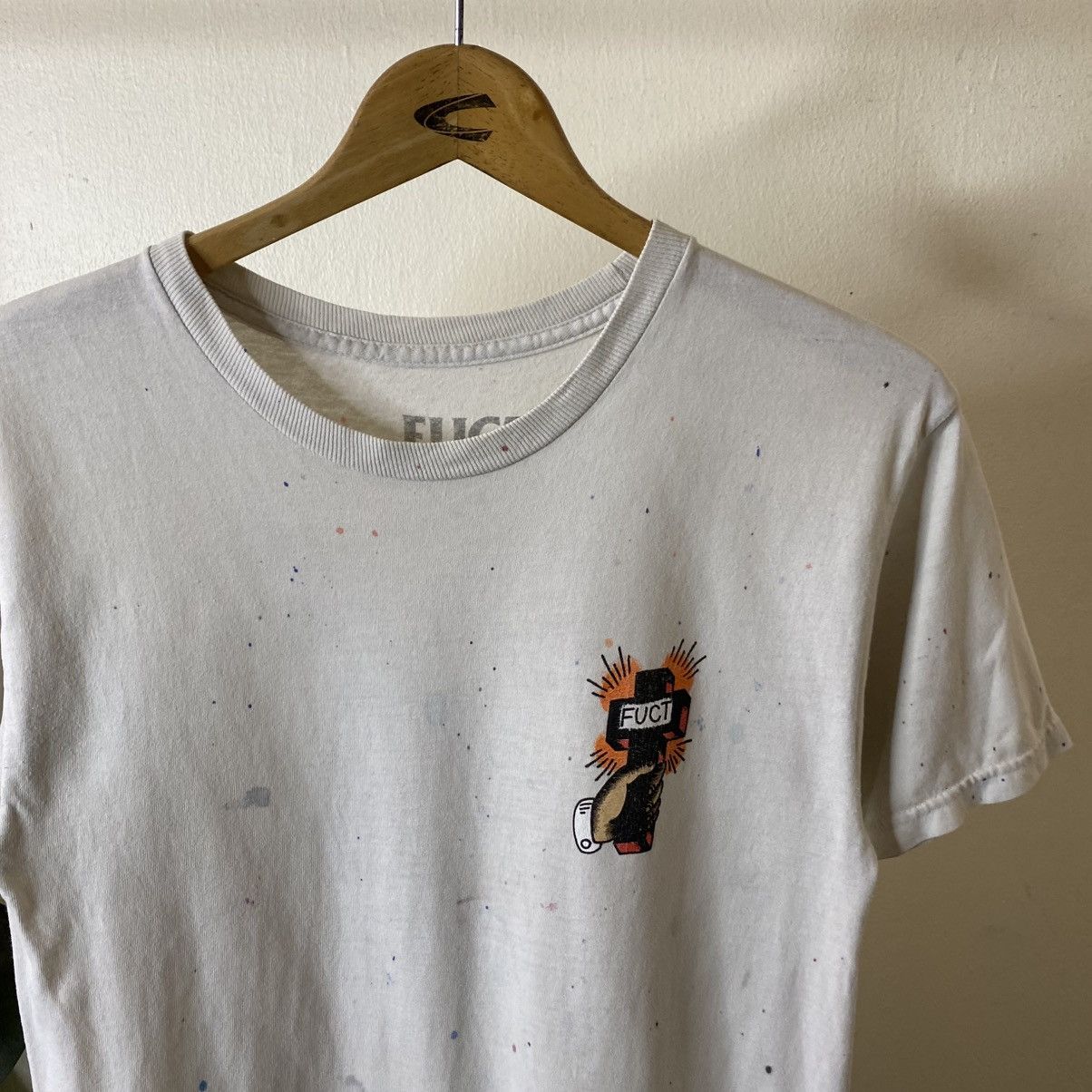 FUCT Fuct Skateboard Devil Graphic Skater T Shirt Size US S / EU 44-46 / 1 - 5 Thumbnail