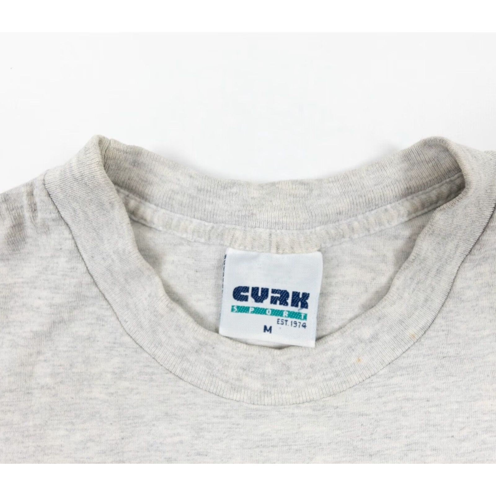 Vintage VINTAGE CYRK No Excuses Basketball Shirt Adult Medium Gray 90s Graphic Tee Mens Size US M / EU 48-50 / 2 - 5 Thumbnail