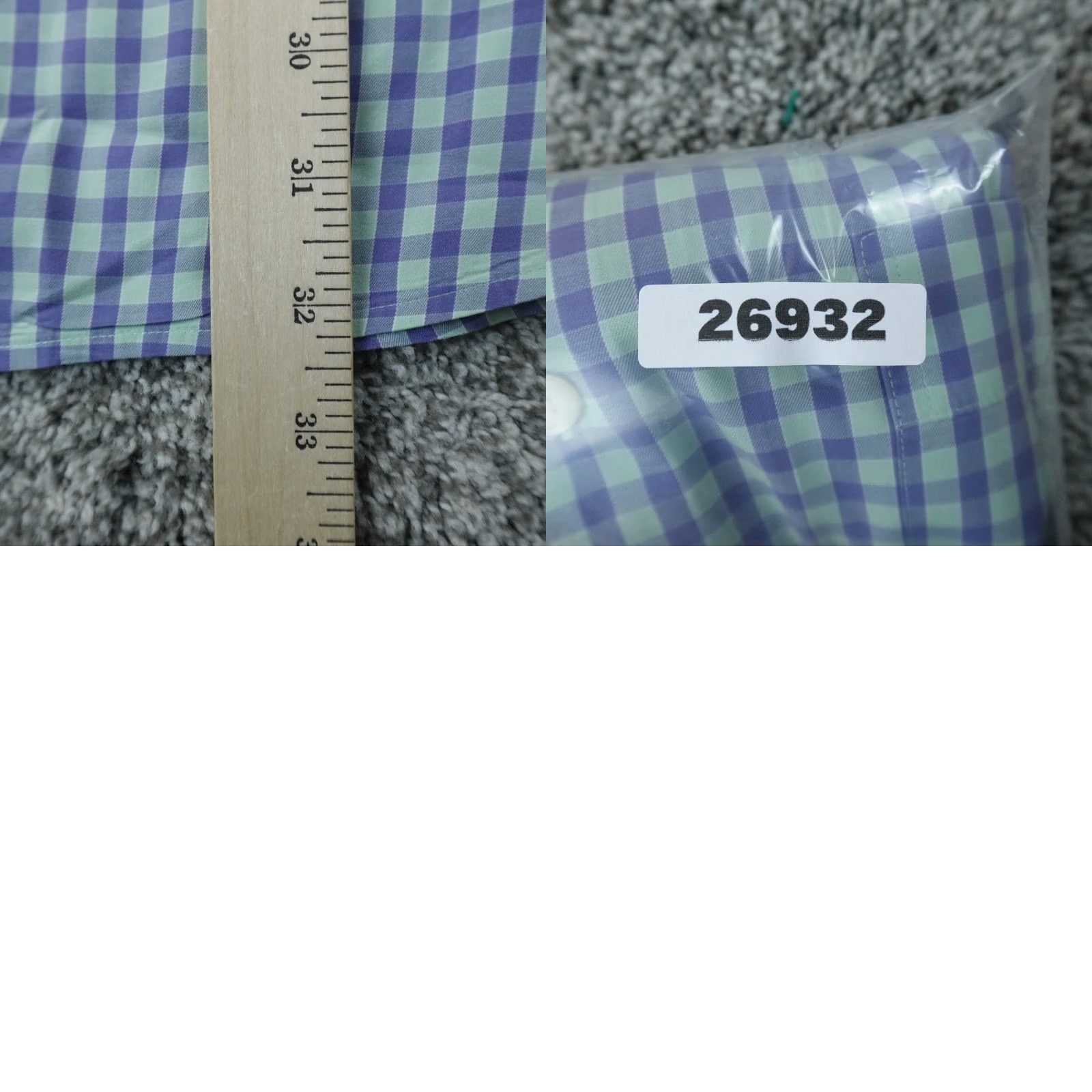 Peter Millar Peter Millar Shirt Mens L Blue Green Check Button-Up Long Sleeve Casual Preppy Size US L / EU 52-54 / 3 - 8 Thumbnail