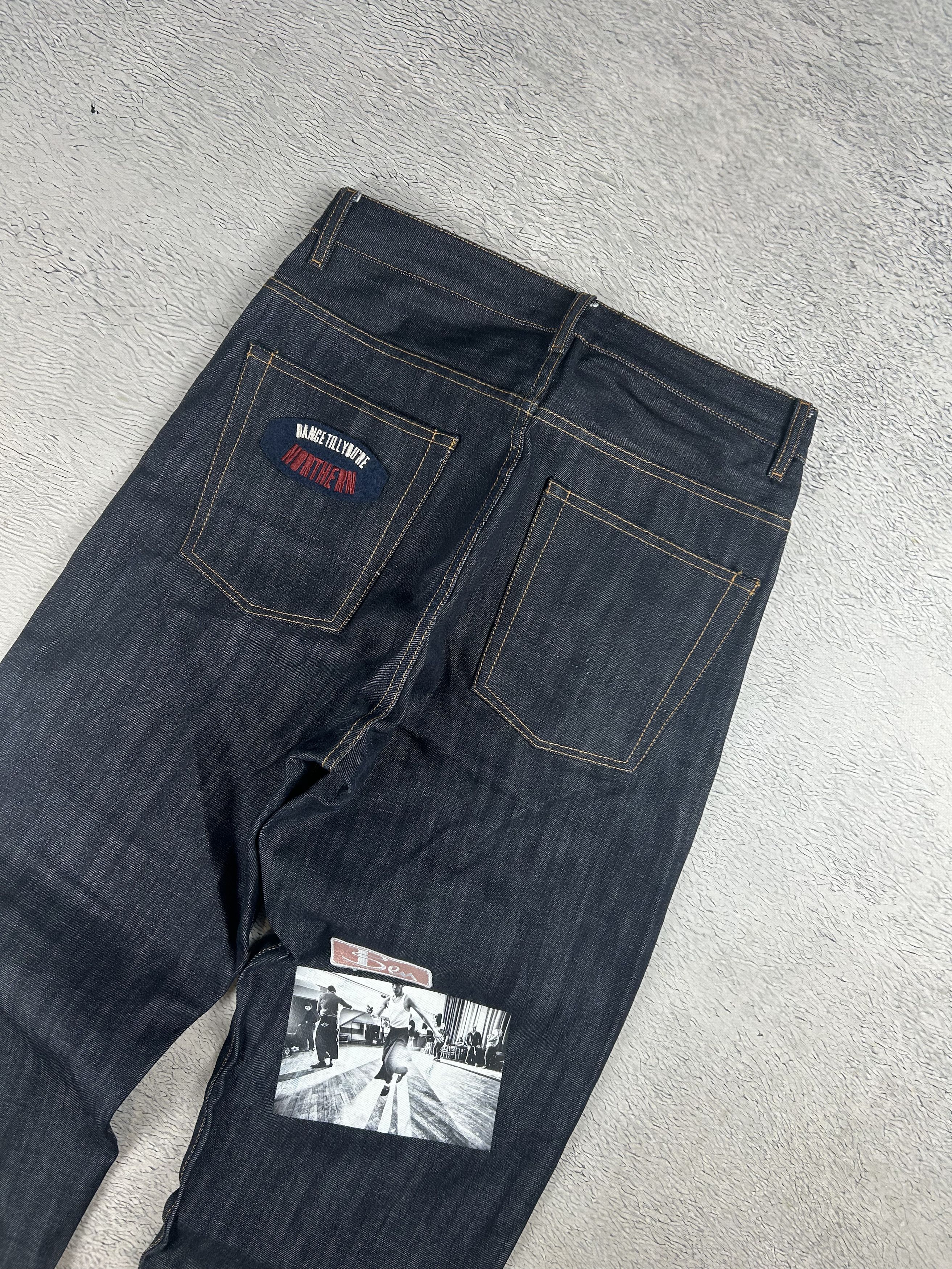 Ben Sherman × House Of Holland × JNCO Ben Sherman x House Of Holland Jeans Selvedge Denim Baggy Size US 32 / EU 48 - 3 Thumbnail