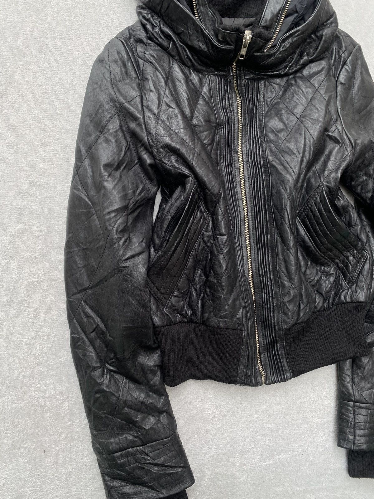 Enchantment 2000s- Enchantment? -Bono Quilted Leather Jacket Size S / US 4 / IT 40 - 6 Thumbnail