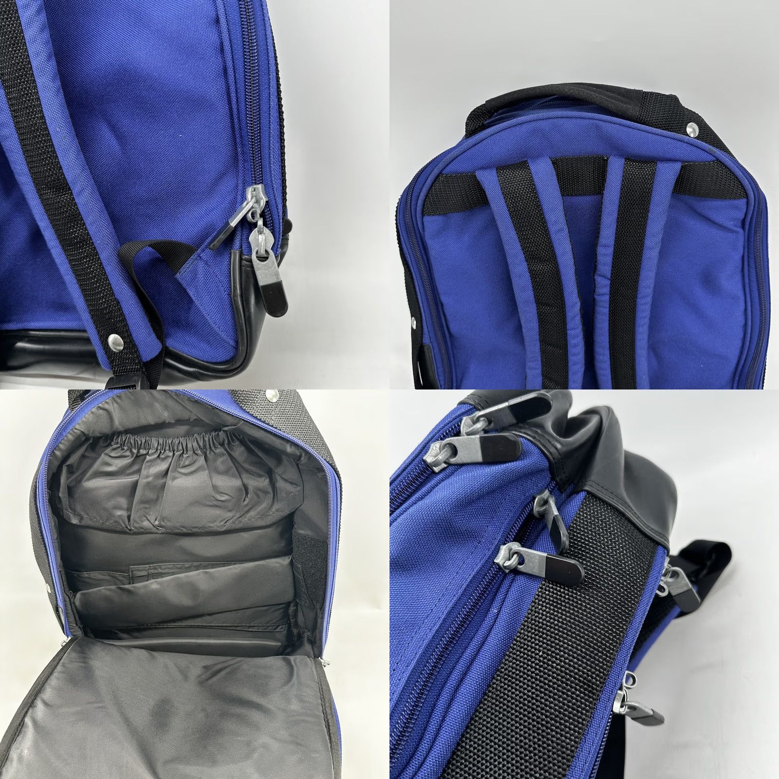 Briggs & Riley Briggs & Riley Backpack Mens Laptop Bag Travel Work Canvas Adjustable Straps Blue 15x8x6 Zip Orb Organizer Padded Laptop Sleeve Size ONE SIZE - 9 Thumbnail