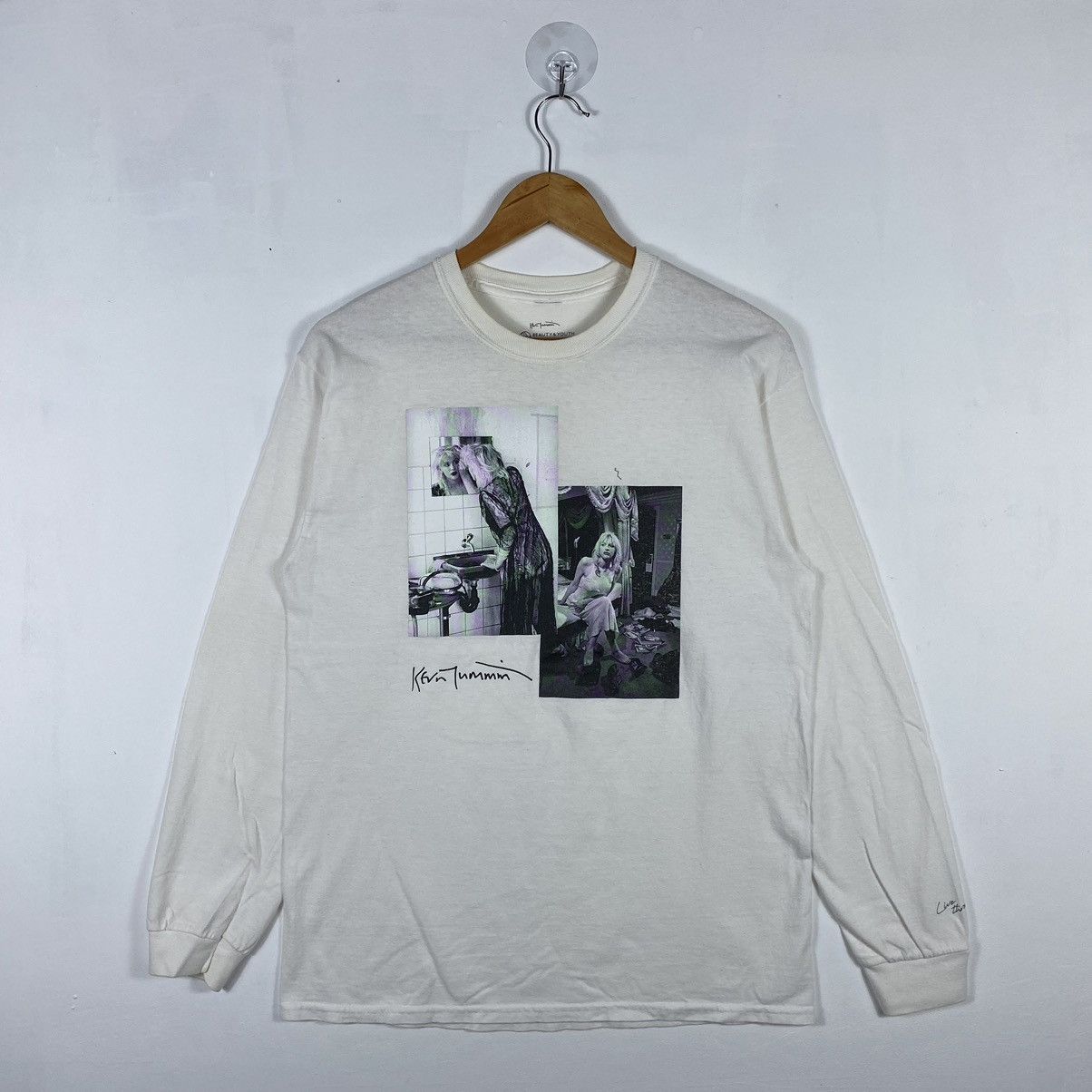 Band Tees COURTNEY LOVE Photograph Kevin Cummins Longsleeve Tee Shirt Size US M / EU 48-50 / 2 - 2 Thumbnail