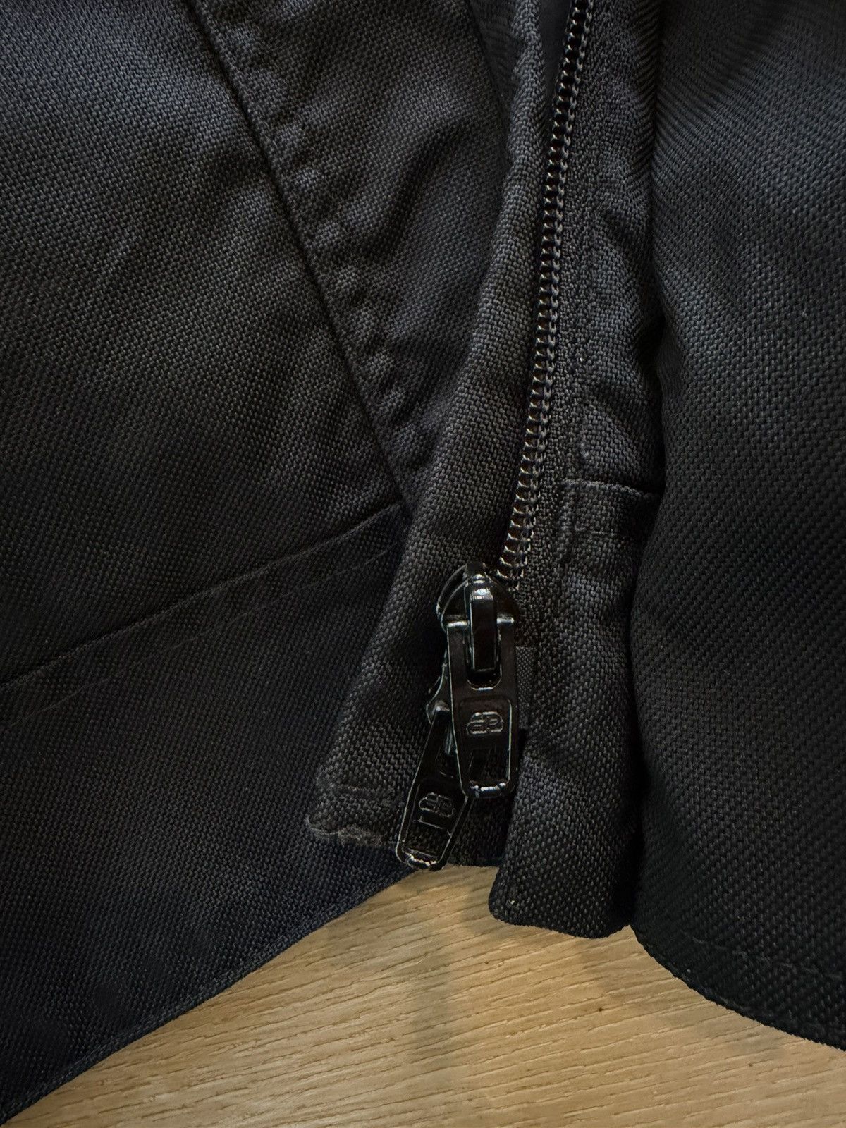 Balenciaga BALENCIAGA RUNWAY BLACK OVERSIZE UPSIDE DOWN PARKA JACKET Size US M / EU 48-50 / 2 - 5 Thumbnail