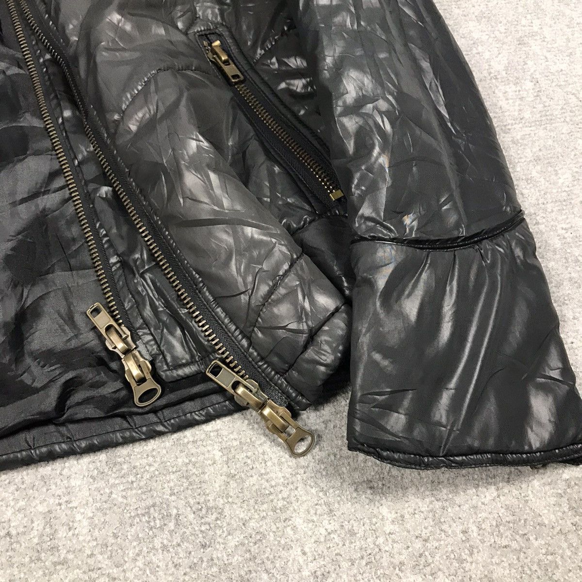 If Six Was Nine × Japanese Brand × Le Grande Bleu (L.G.B.) JAPAN BRAND BRTHBREATH PUFFER BLACK PUNK JACKET Size US S / EU 44-46 / 1 - 17 Thumbnail
