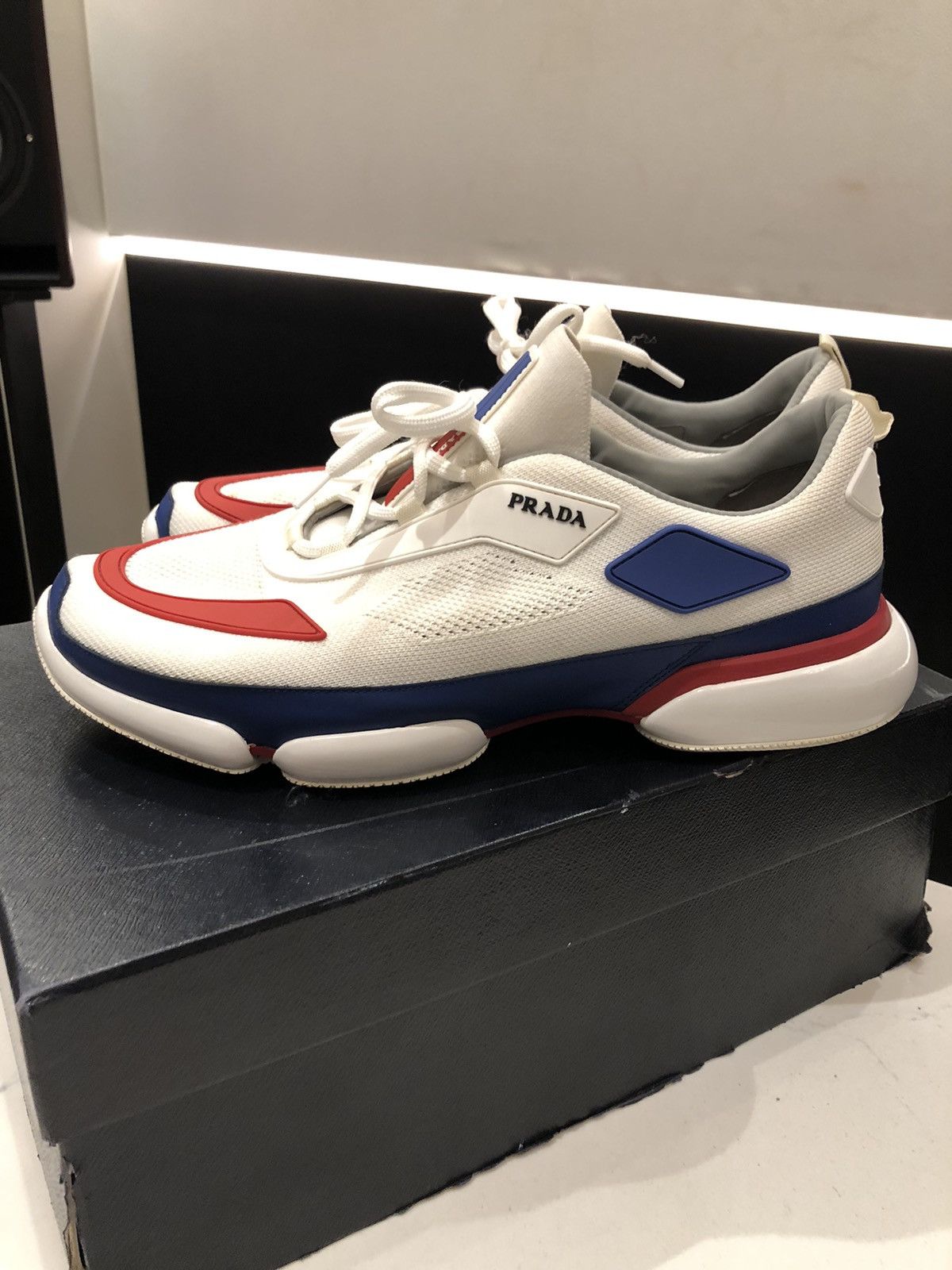 Prada Mens Prada Cloudbust Sneaker SS19 Size US 12 / EU 45 - 2 Thumbnail