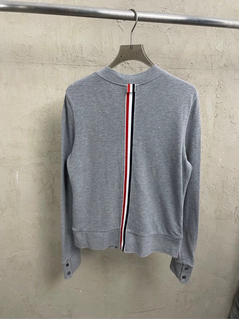 Thom Browne Thom browne Gray back striped cardigan jacket 2504-Nextarro Size M / US 6-8 / IT 42-44 - 2 Thumbnail