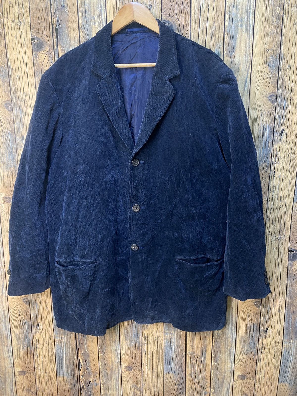 Y's for Men × Yohji Yamamoto Ys for men by yohji yamamoto blue velvet jacket Size US M / EU 48-50 / 2 - 1 Thumbnail