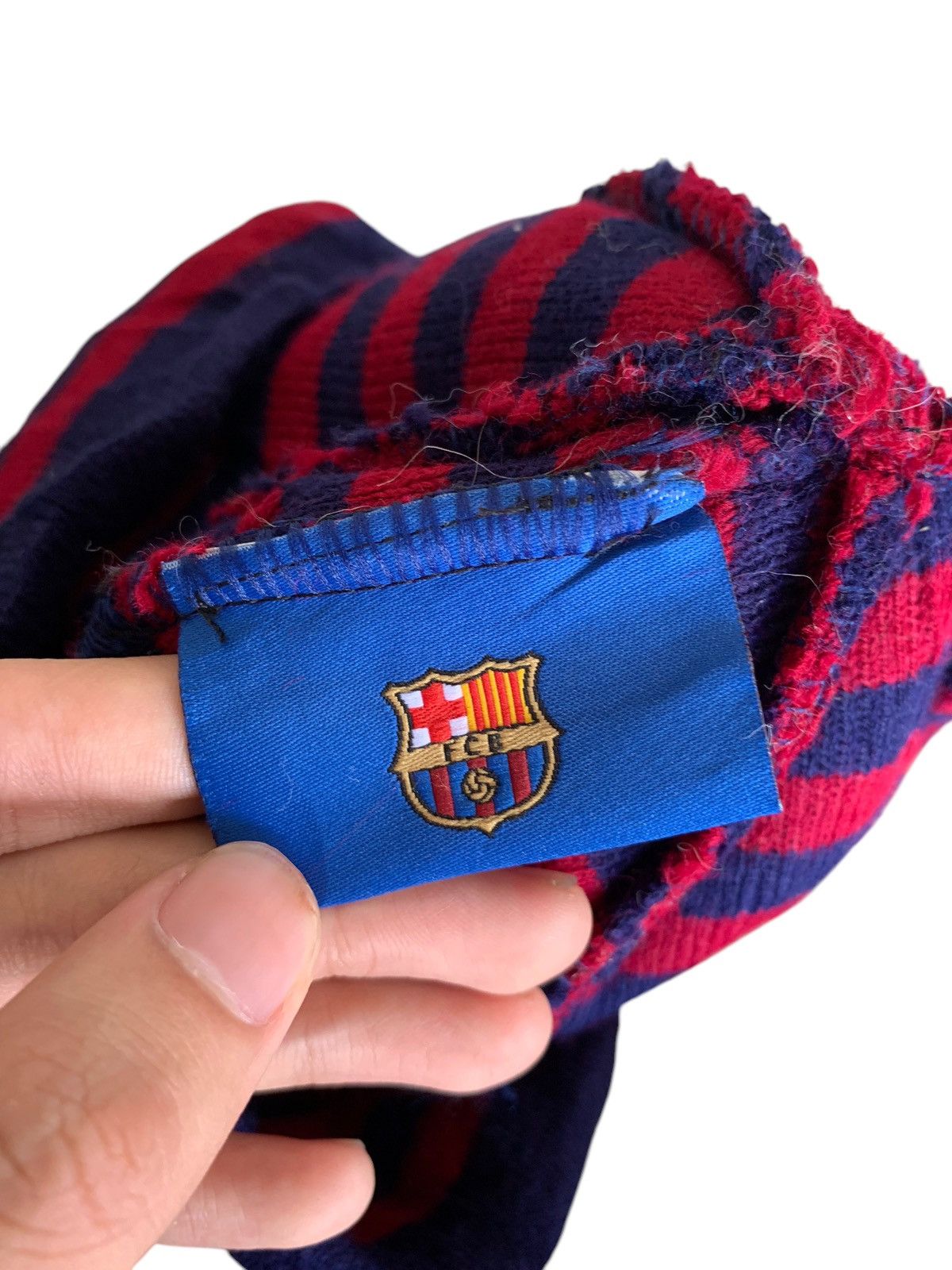 Japanese Brand × Kapital × Vintage VINTAGE STRIPE FC BARCELONA WINTER SESSIONS BEANIE HATS Size ONE SIZE - 7 Thumbnail