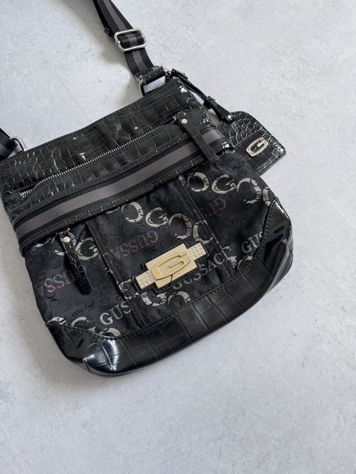 Other Vintage Gussaci Monogram Y2K Women’s Avant-Gard Tote Bag Size ONE SIZE - 7 Thumbnail