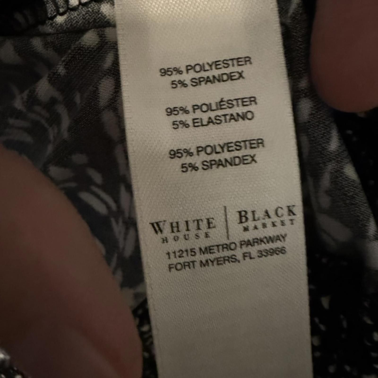 Other White House Black Market Patterned Sleeveless Top Size Large Size L / US 10 / IT 46 - 3 Thumbnail