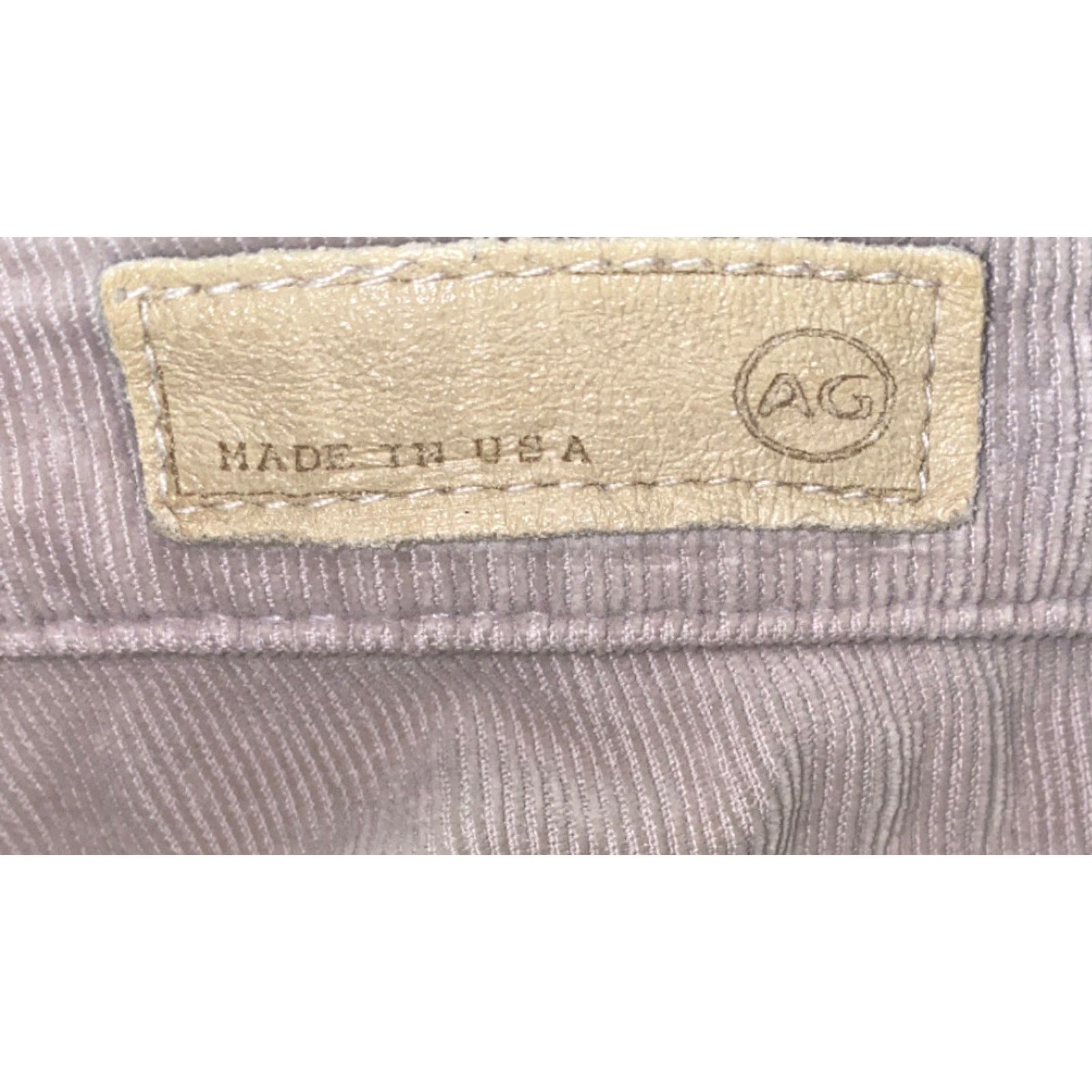 Vintage VINTAGE? No. Wait: The item is AG Adriano Goldschmied The Stevie Slim Straight Pants Beige 26R 28in Inseam Mens Cord Slim Straight. Size 26" / US 2 / IT 38 - 5 Thumbnail