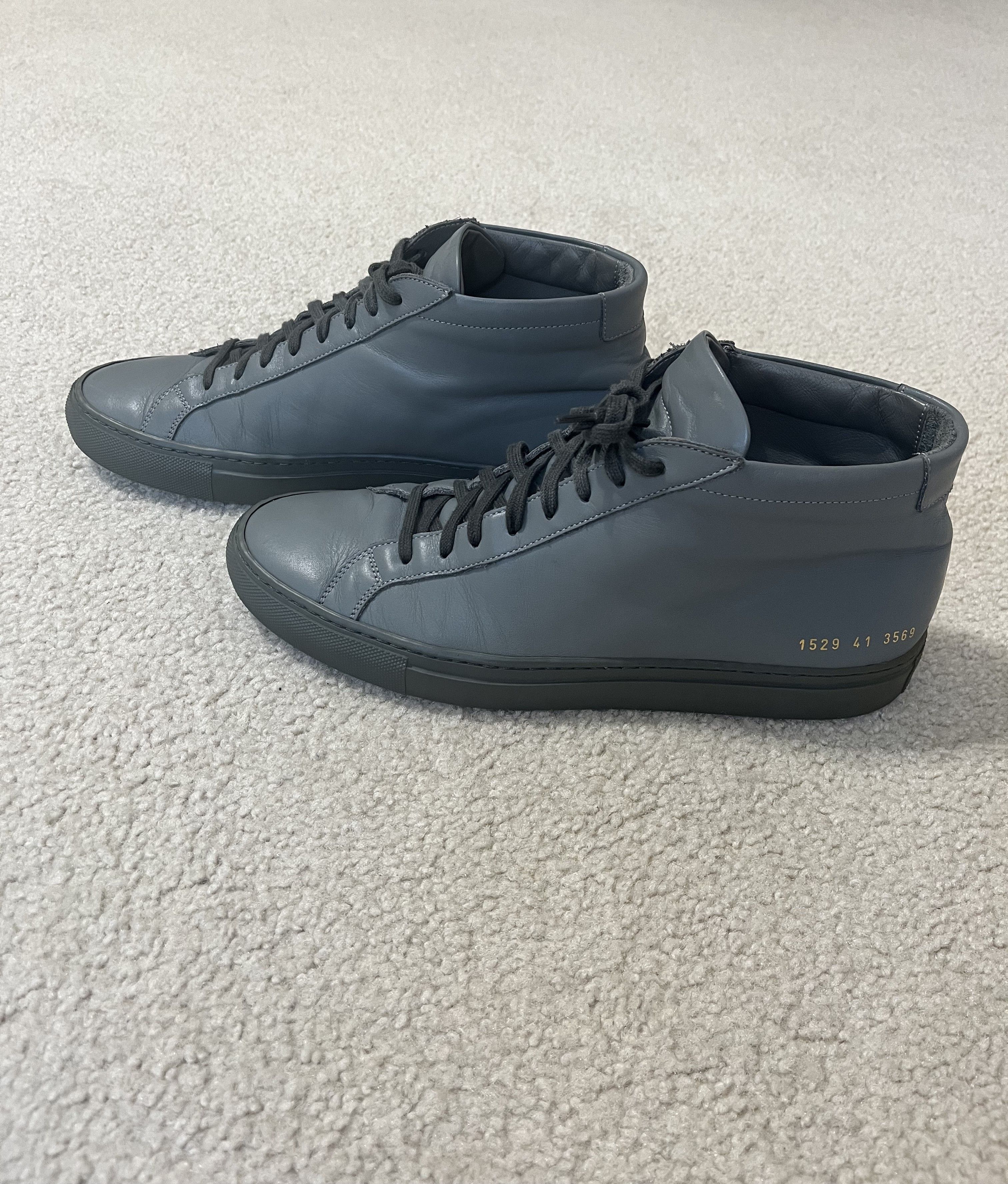 Common Projects Common Projects Original Achilles Mid Dark Grey EU41/US8 Size US 8 / EU 41 - 4 Thumbnail