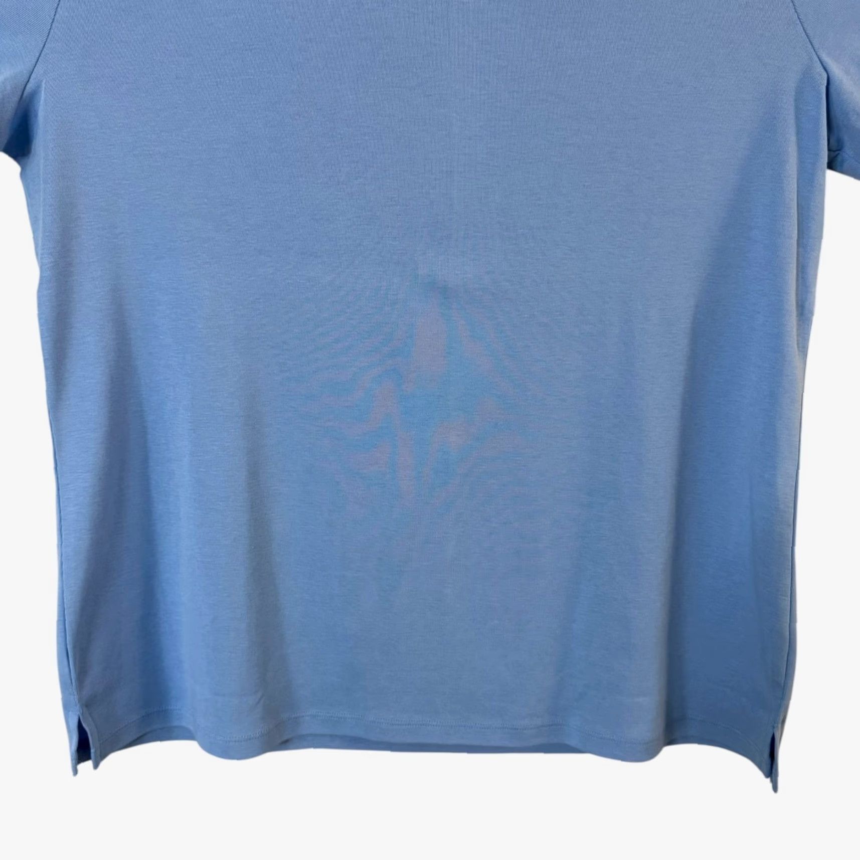 Talbots Talbots T-Shirt Short Sleeve V-Neck Blue 100% Pima Cotton Petite XL New Womens New with Tags Size XL / US 12-14 / IT 48-50 - 6 Thumbnail