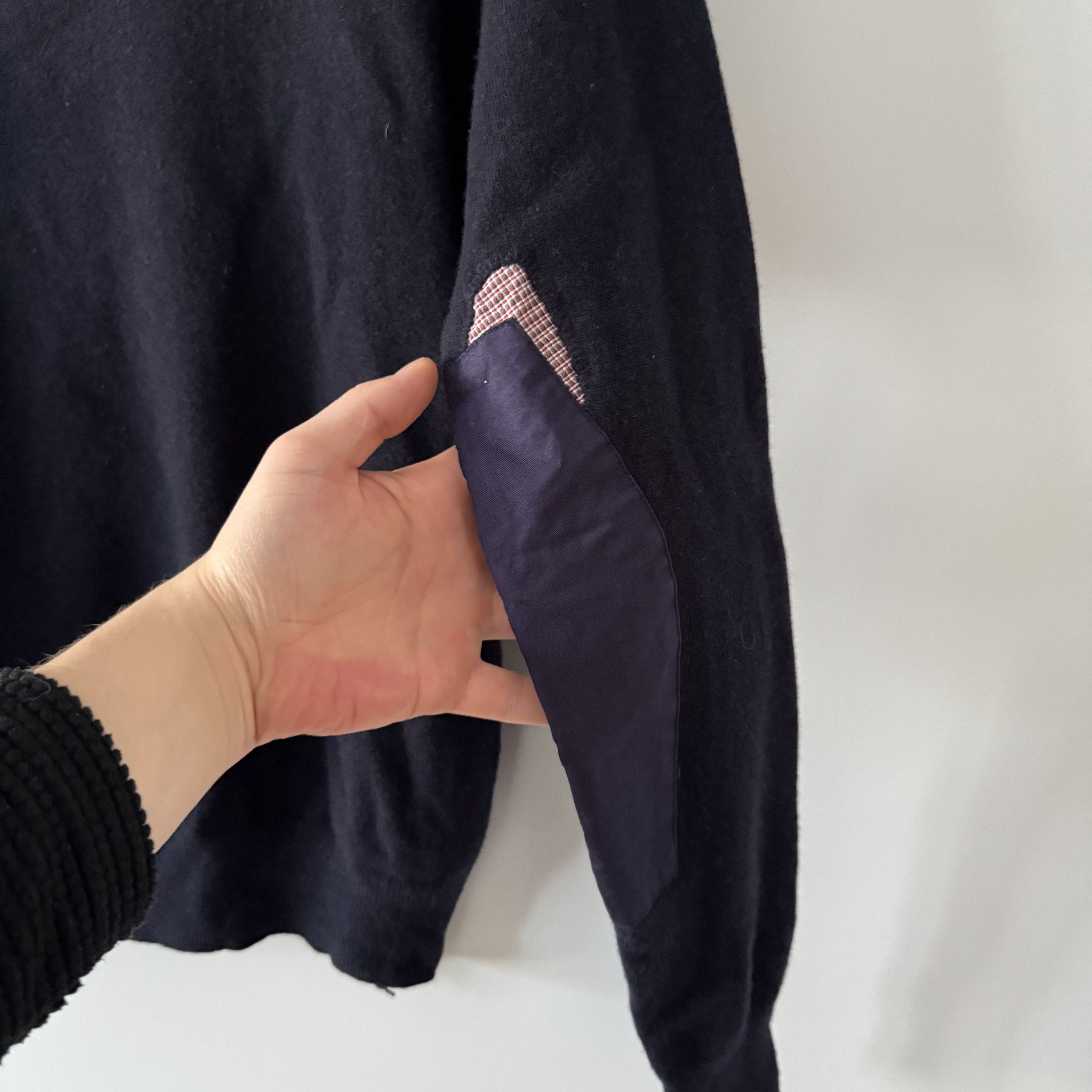 Paul Smith Men's Paul Smith Jeans Wool Button Cardigan Navy Blue Size L Size US L / EU 52-54 / 3 - 8 Thumbnail