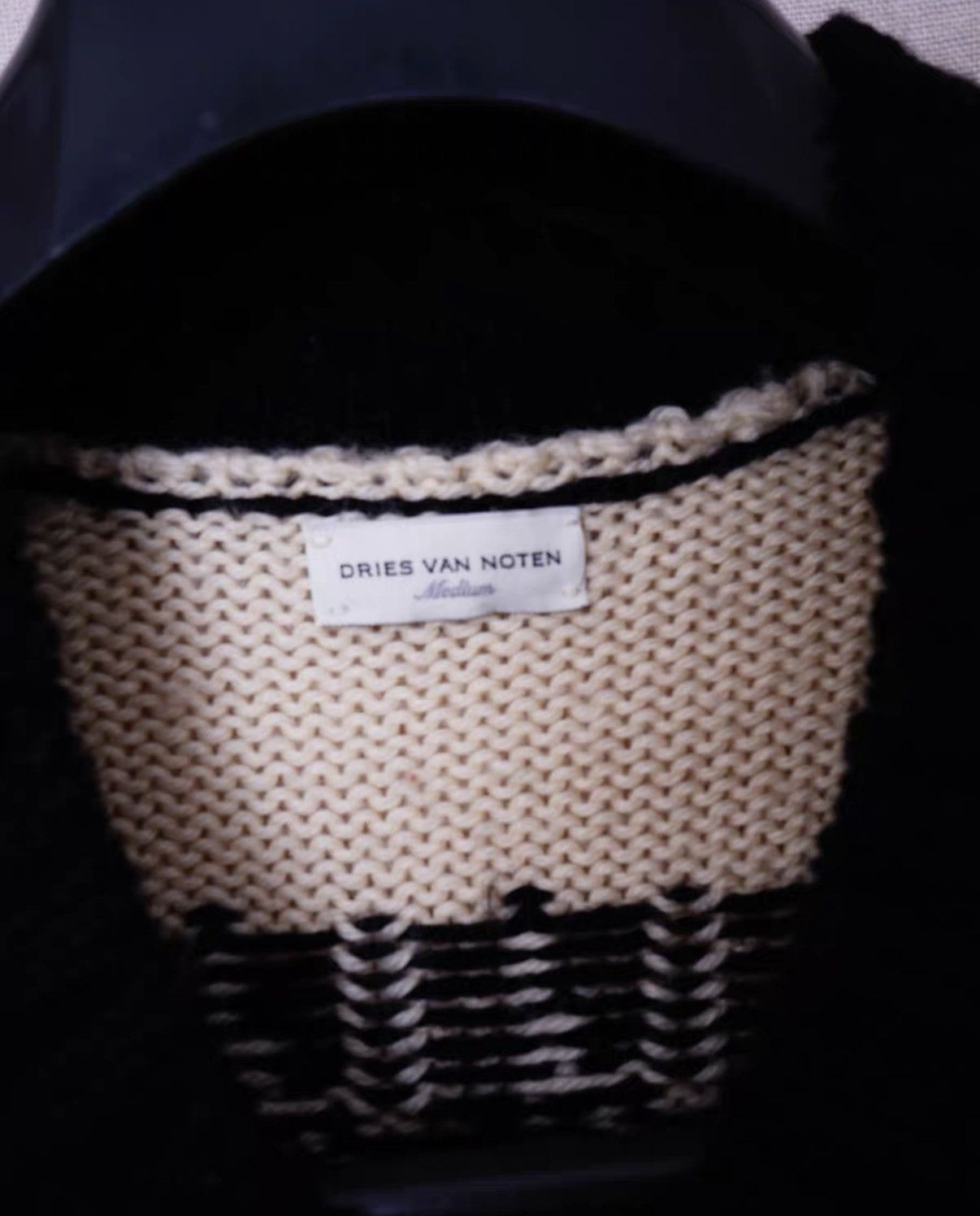 Dries Van Noten Dries Van Noten Cut-out Distressed Sweater Size US M / EU 48-50 / 2 - 6 Thumbnail