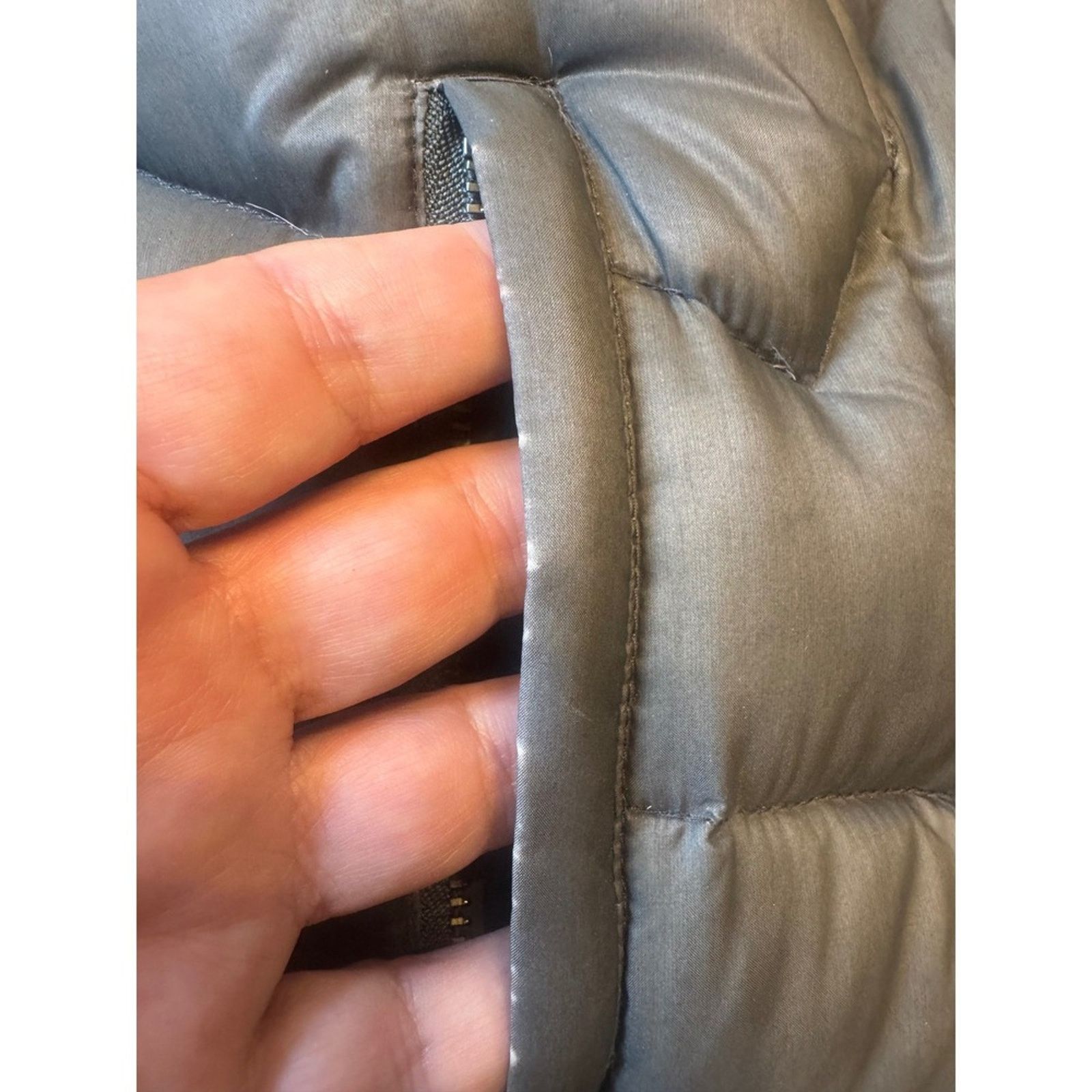 Helmut Lang Helmut Lang Gray Down Jacket Asymmetrical Zip Small S Size S / US 4 / IT 40 - 5 Thumbnail